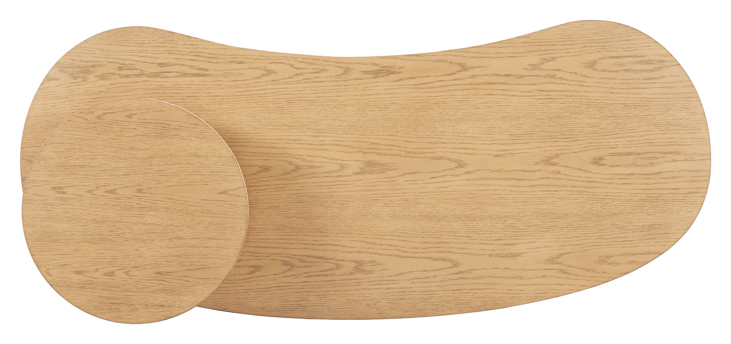 Tarkiz Oval Wood Desk w/Drawer