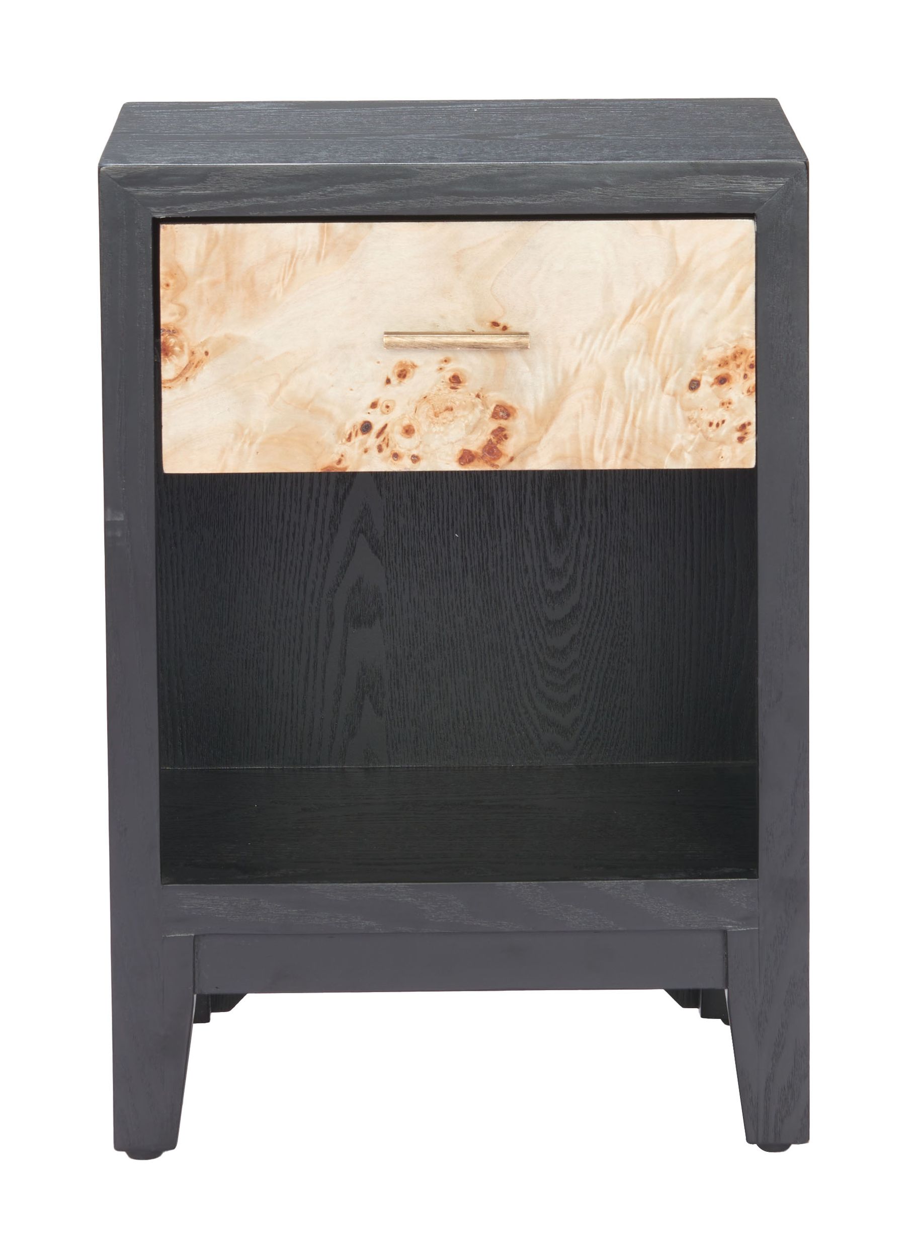 Noite Rectangular Wood Side Table