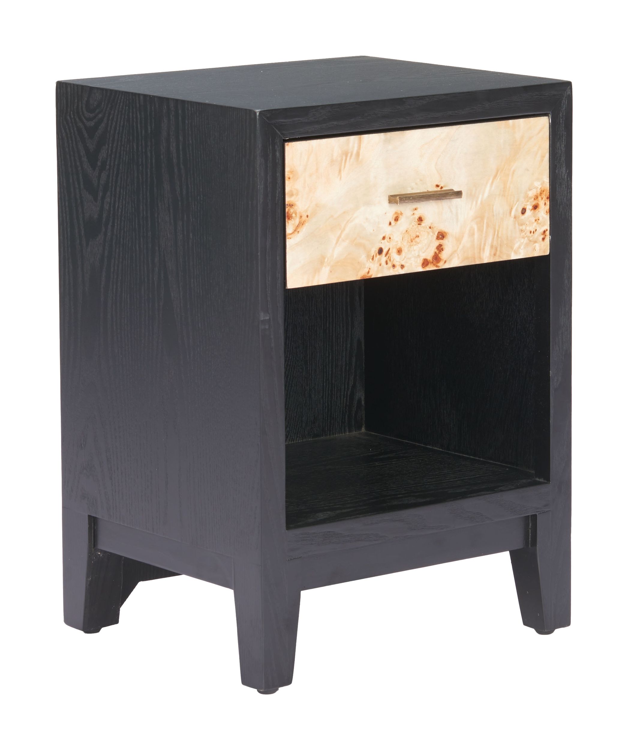 Noite Rectangular Wood Side Table