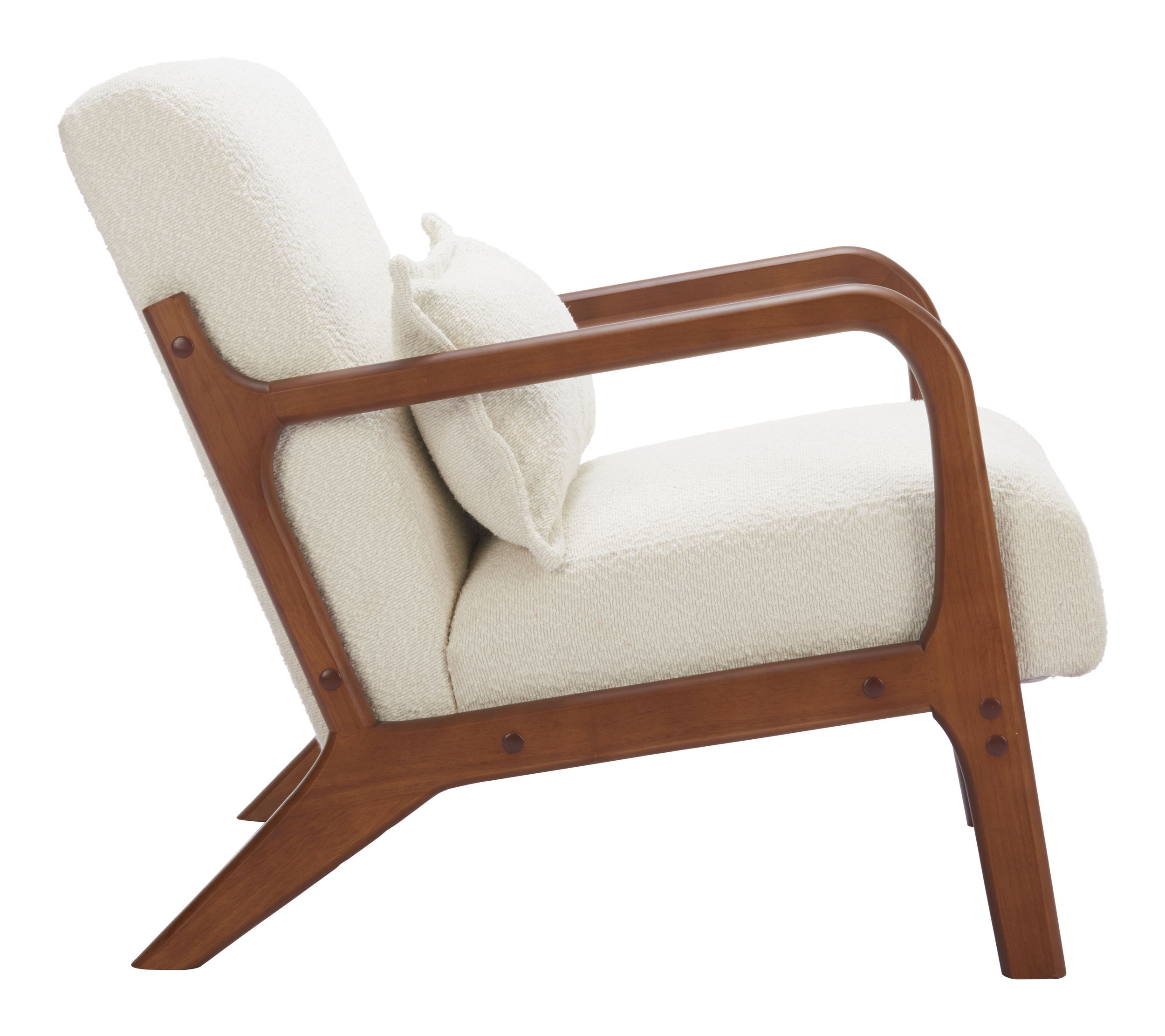 Macio Polyester/Wood Accent Chair