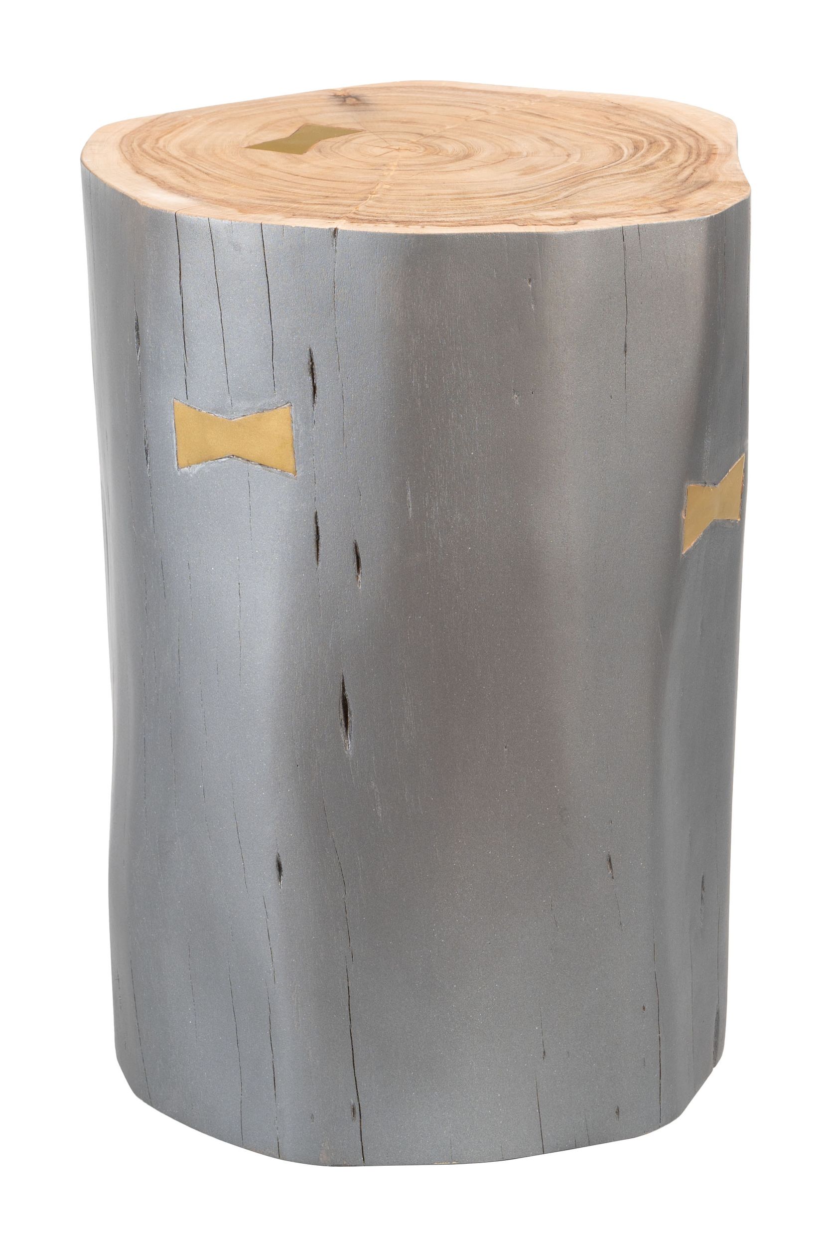 Sugra Round Wood End Table