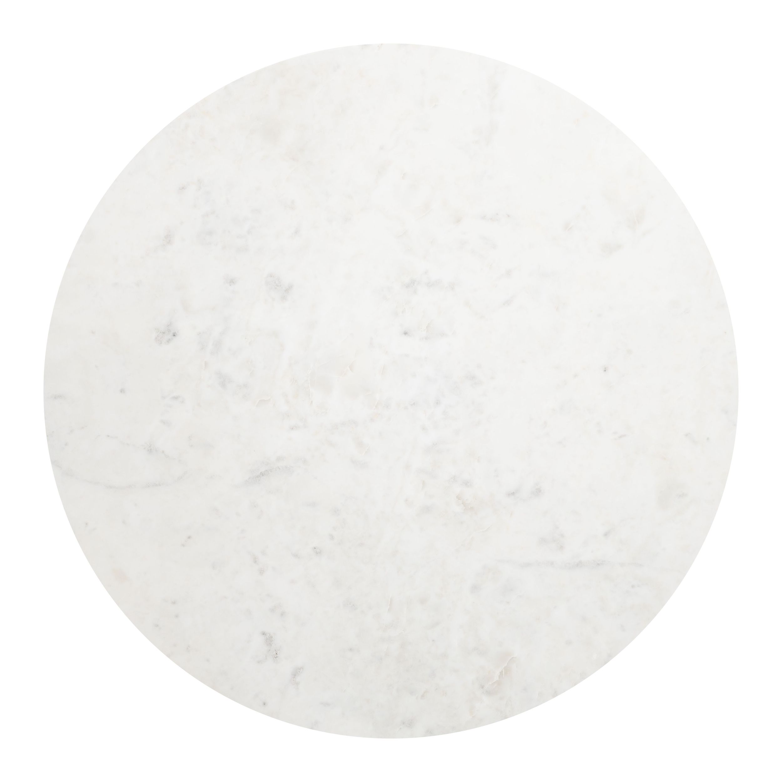 Bild Round Marble/Forged Iron Side Table