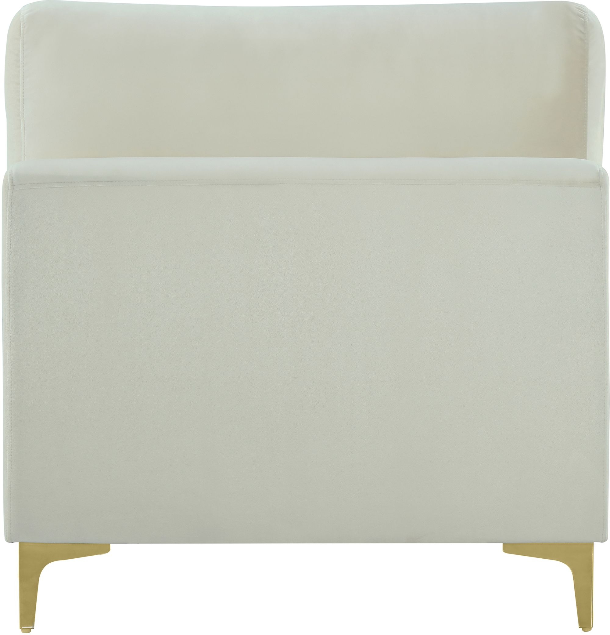 Julia Velvet Modular Armless Chair
