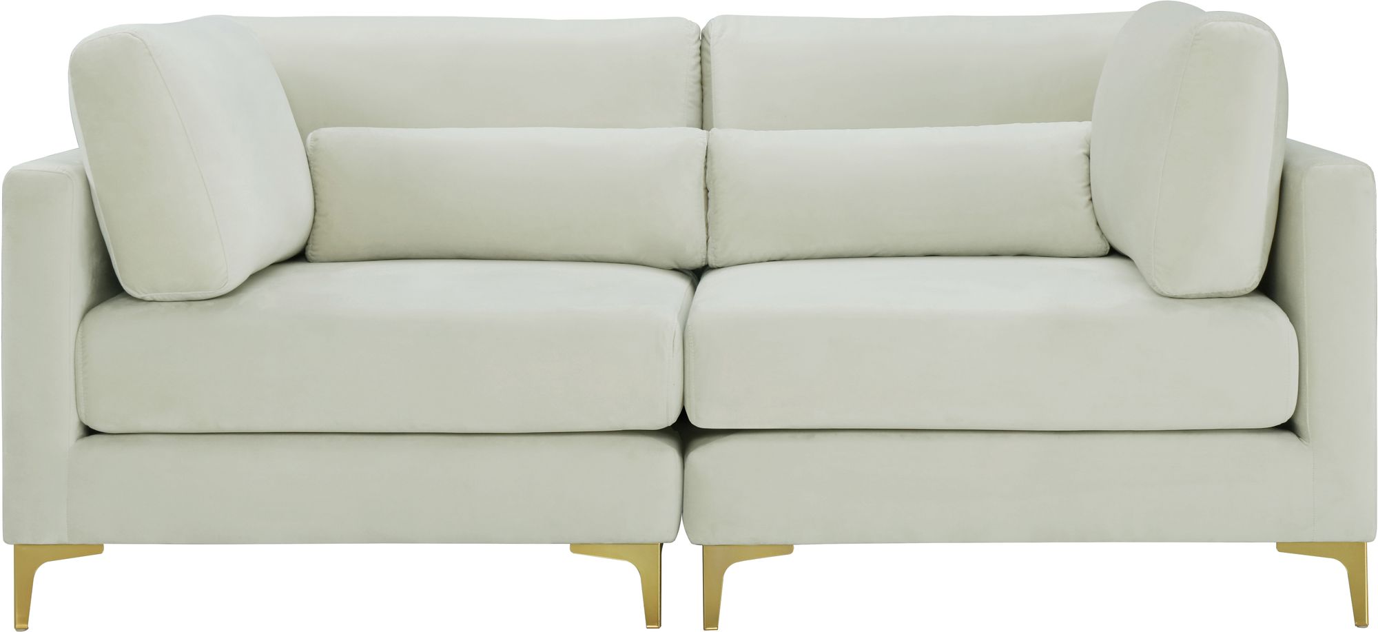 Julia 75" Velvet Modular Sofa