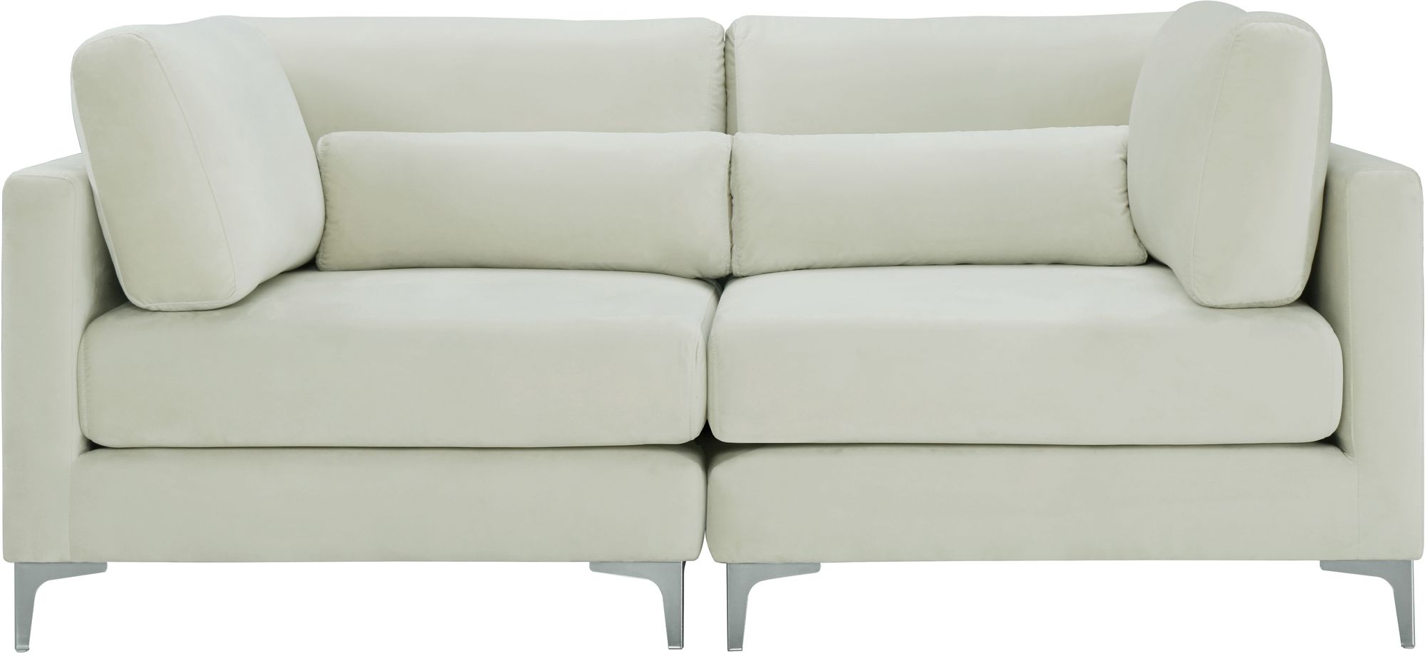 Julia 75" Velvet Modular Sofa