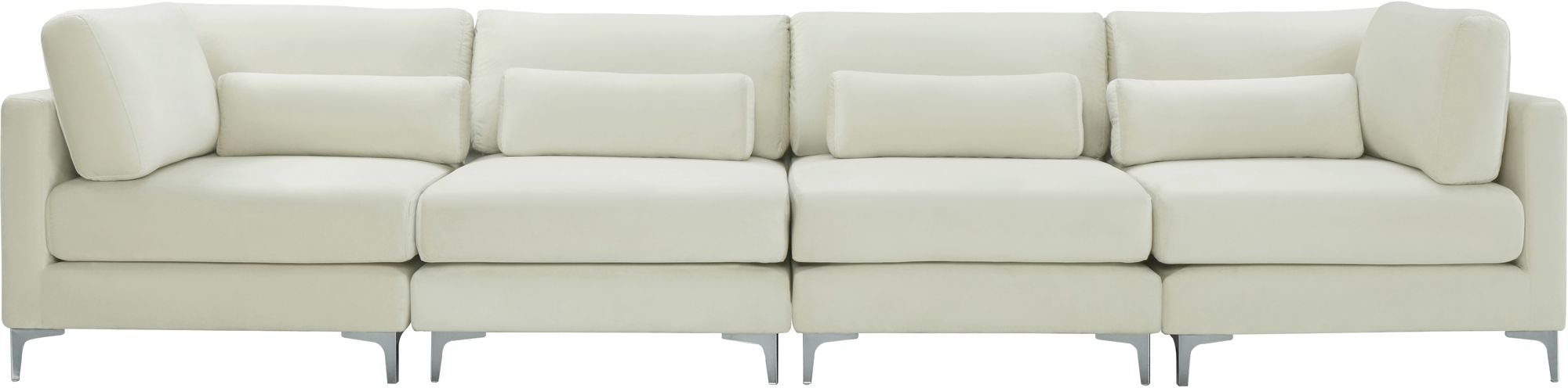 Julia 142" Velvet Modular Sofa