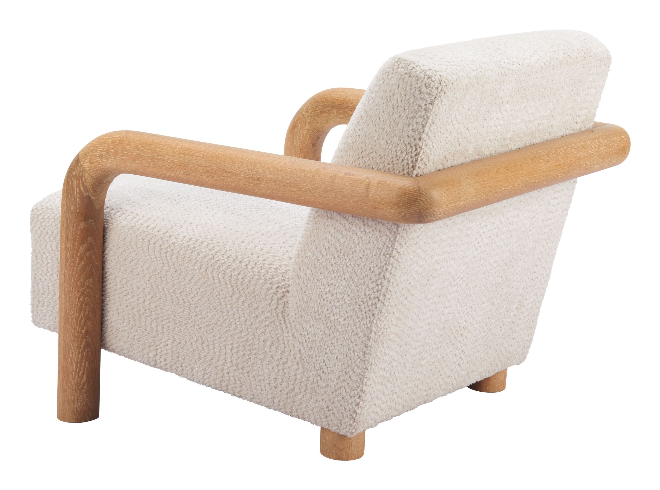 Subliem Polyester/Wood Accent Chair