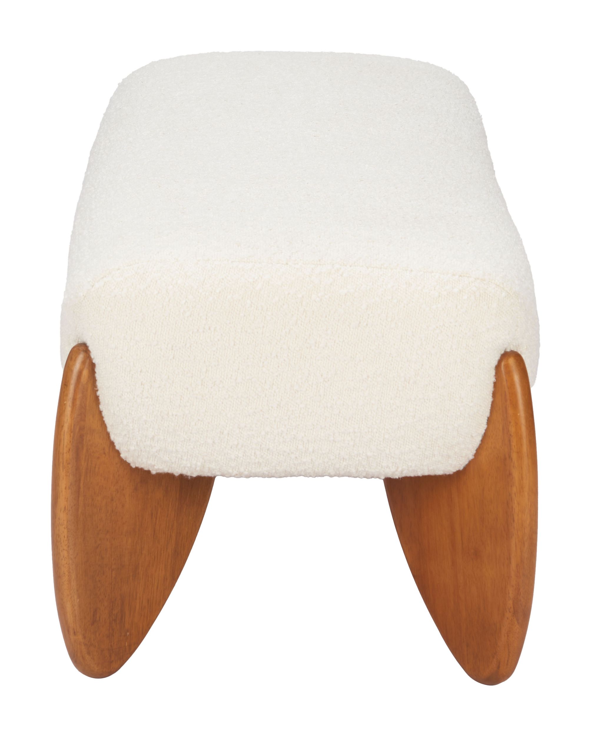 Charm Polyester/Wood Bench
