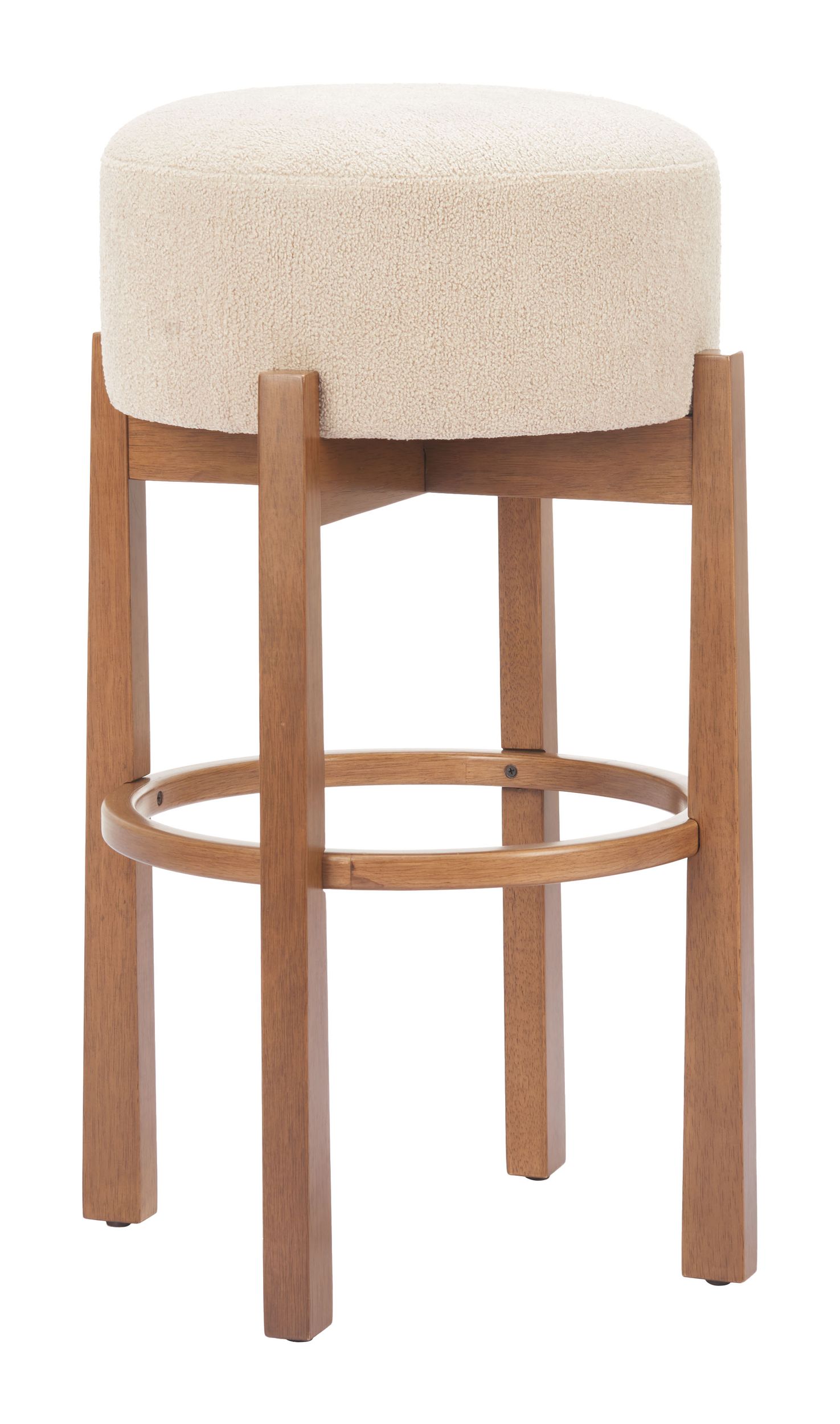 Nade Polyester/Wood Barstool