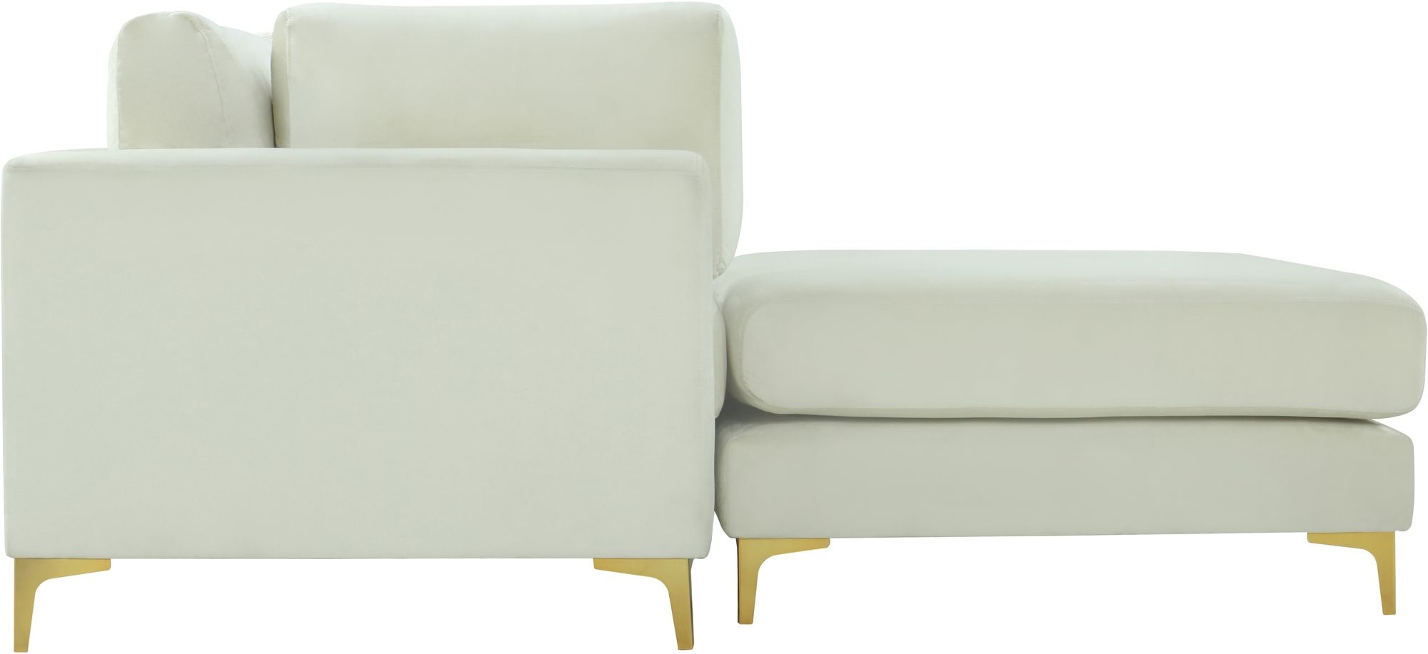 Julia 142" 5-Piece Velvet Modular Reversible Sectional
