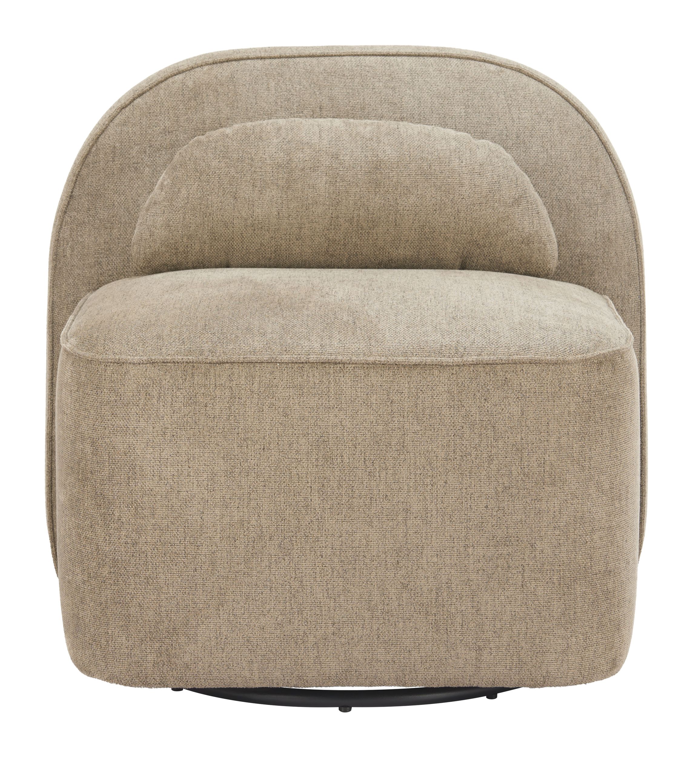 Kakao Polyeter/Steel Swivel Chair