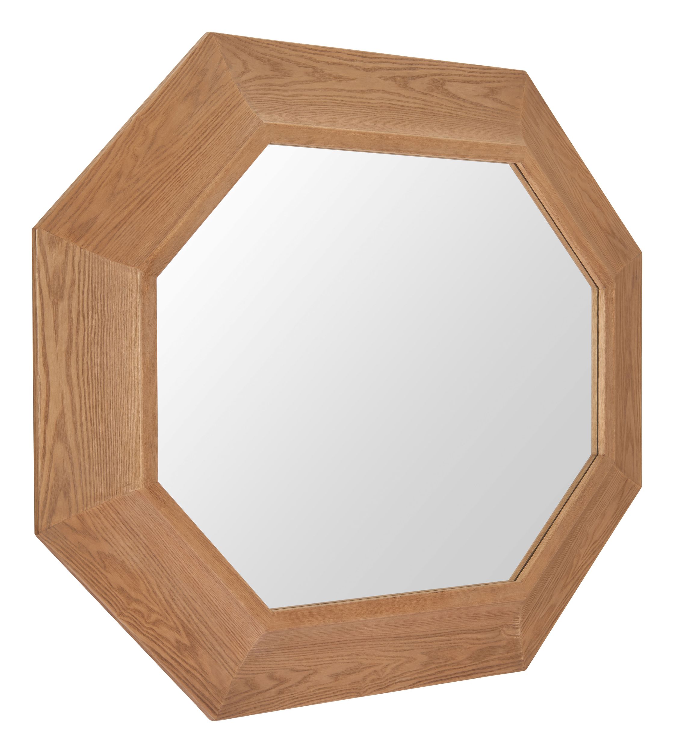 Otekant Round Wood Mirror