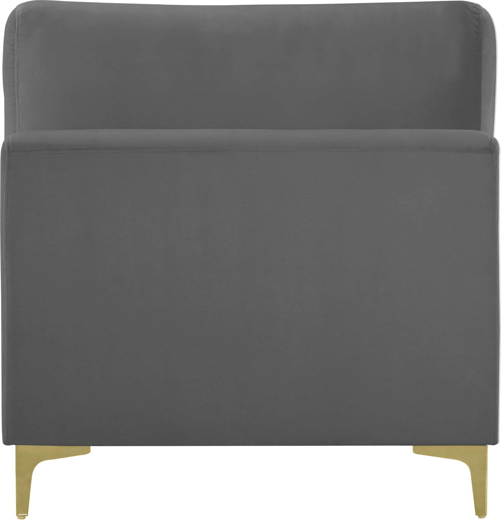 Julia Velvet Modular Armless Chair