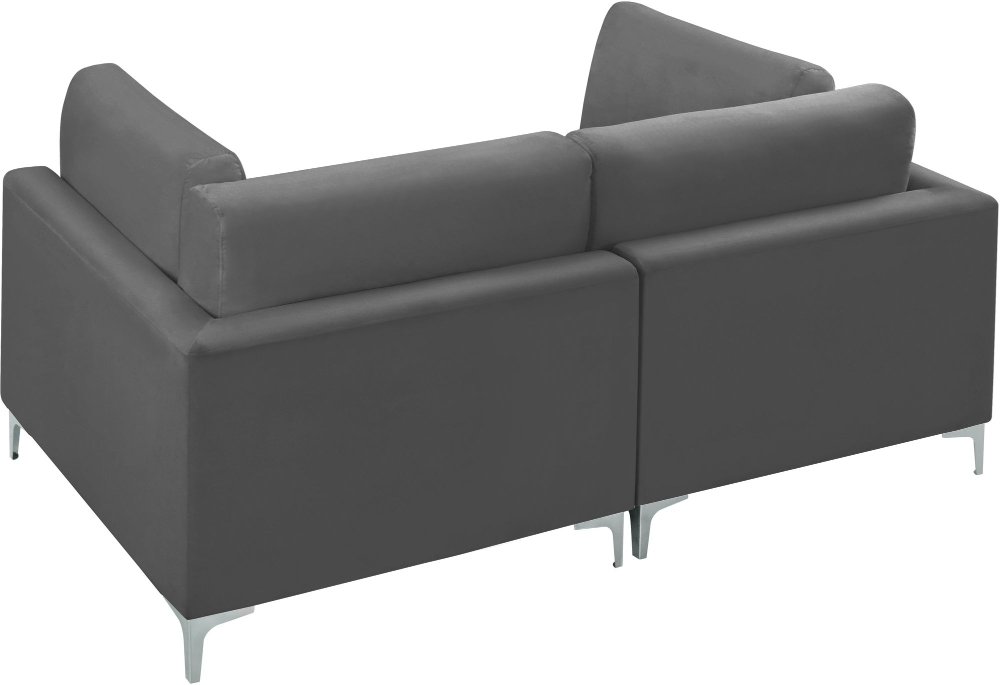 Julia 75" Velvet Modular Sofa