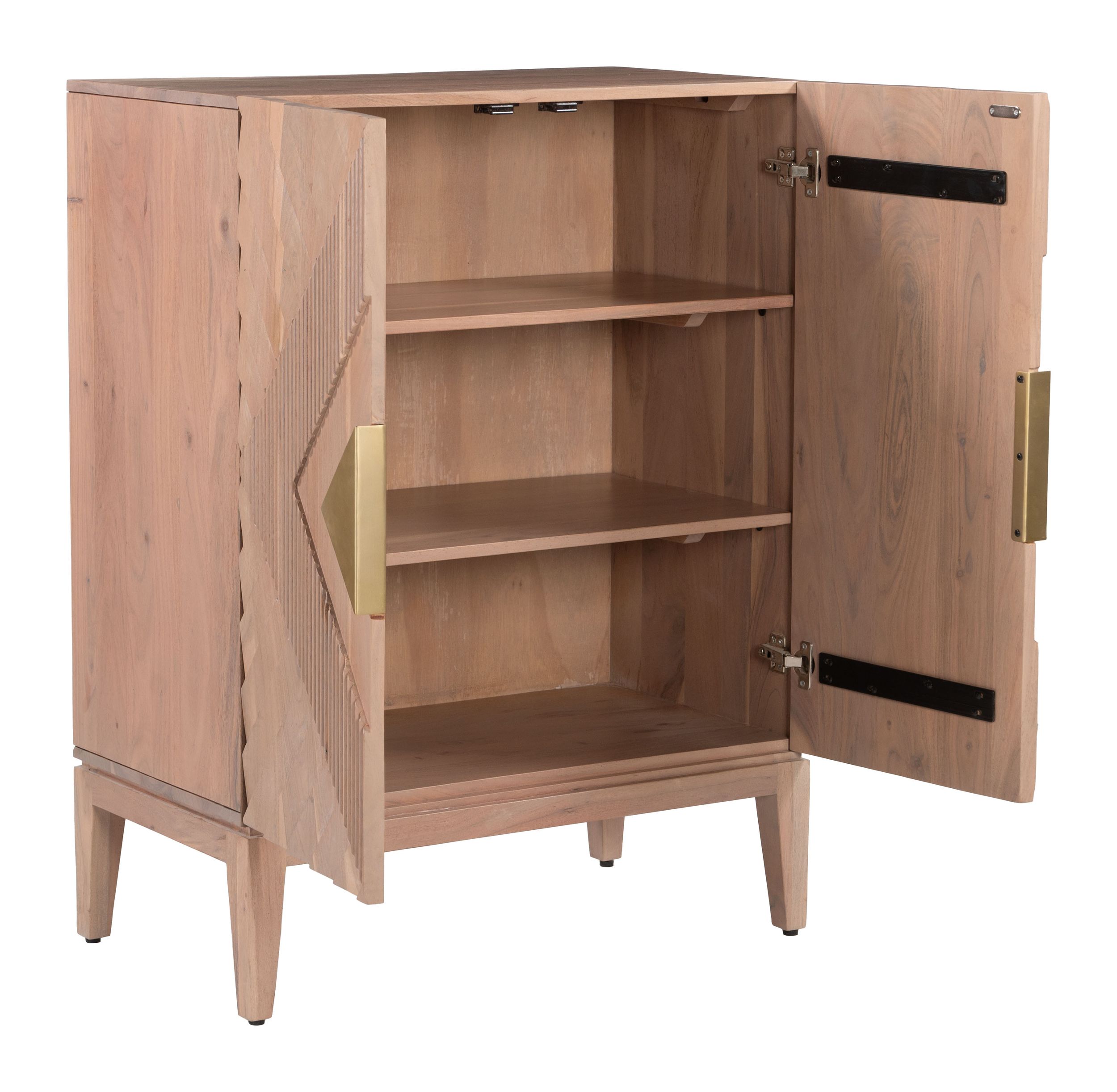 Hira Wood Cabinet w/2 Doors