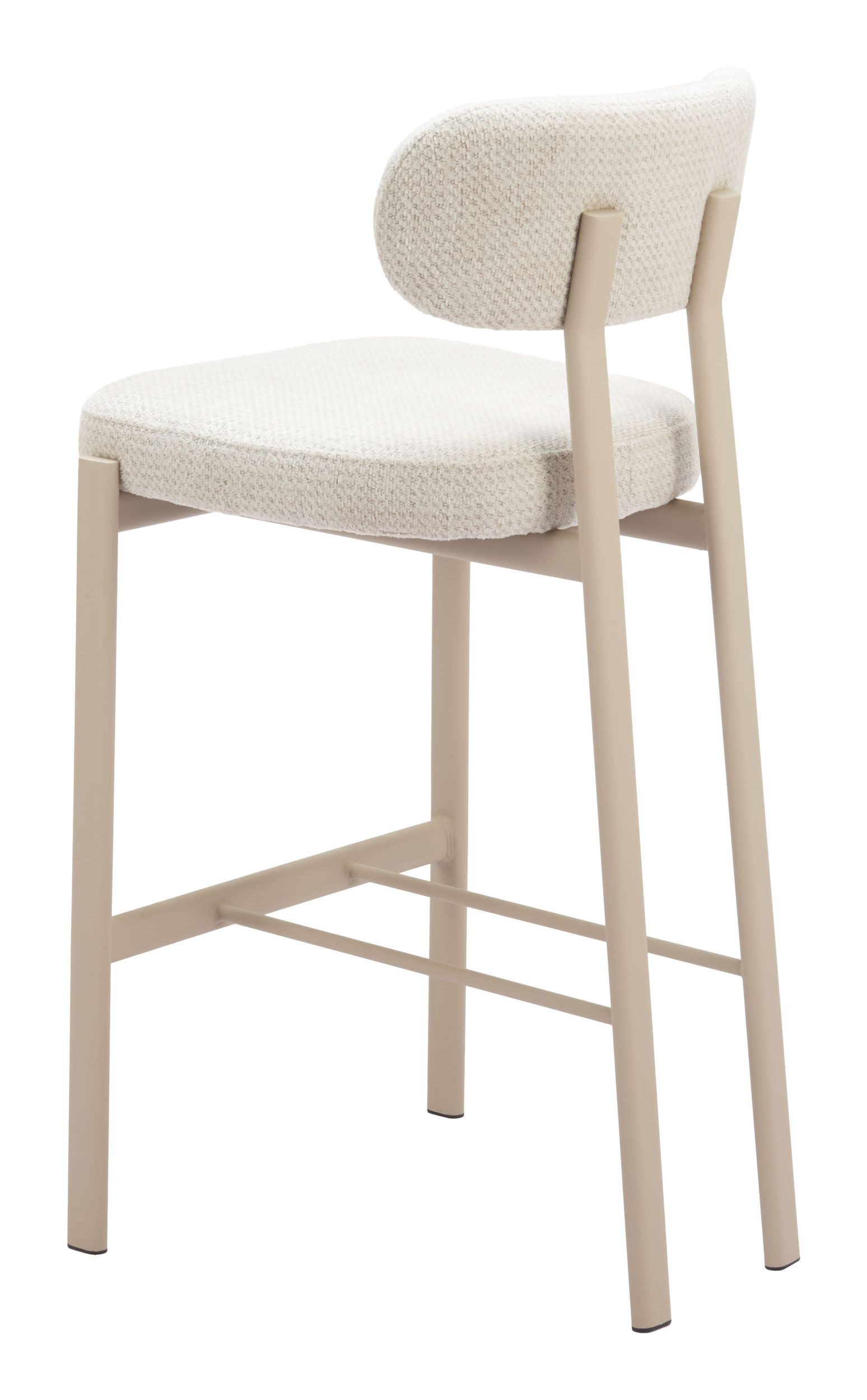 Aurea Polyester/Steel Barstool