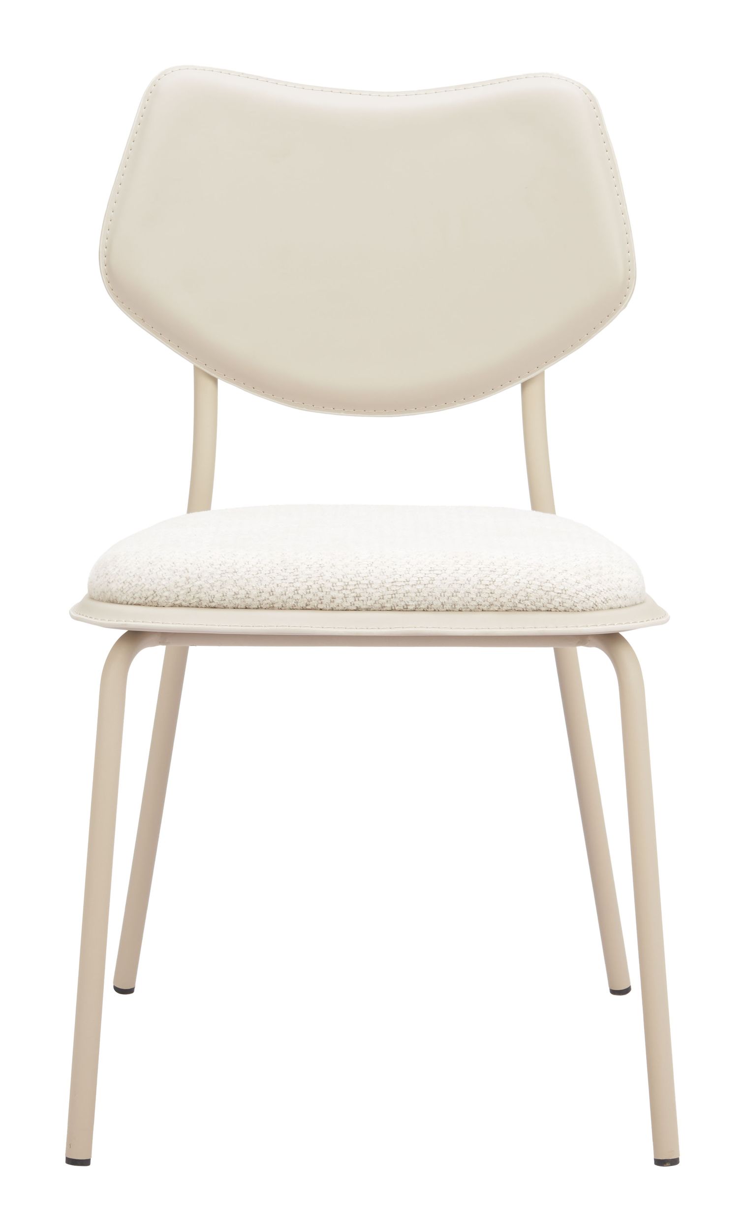 Zeal Faux Leather/Steel Dining Chair