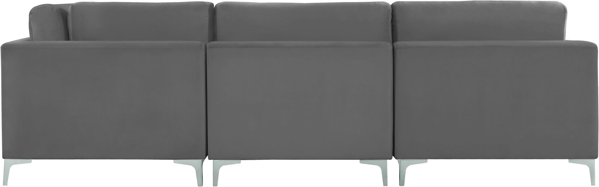 Julia 142" 7-Piece Velvet Modular Reversible Sectional