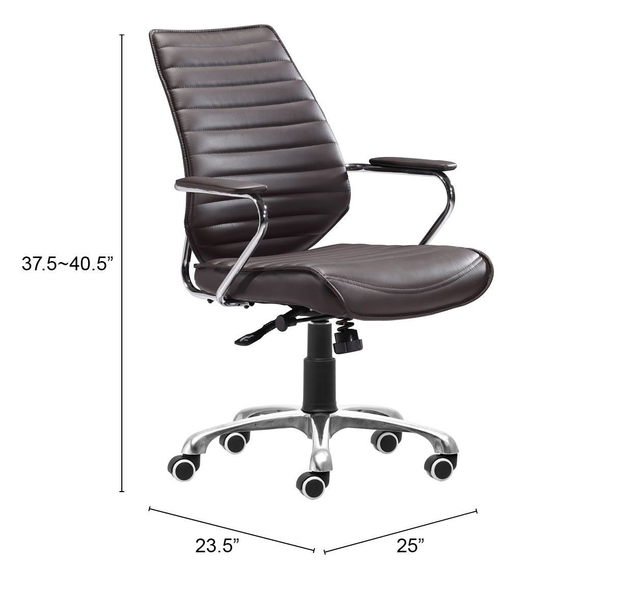 Enterprise Faux Leather Low Back Office Chair