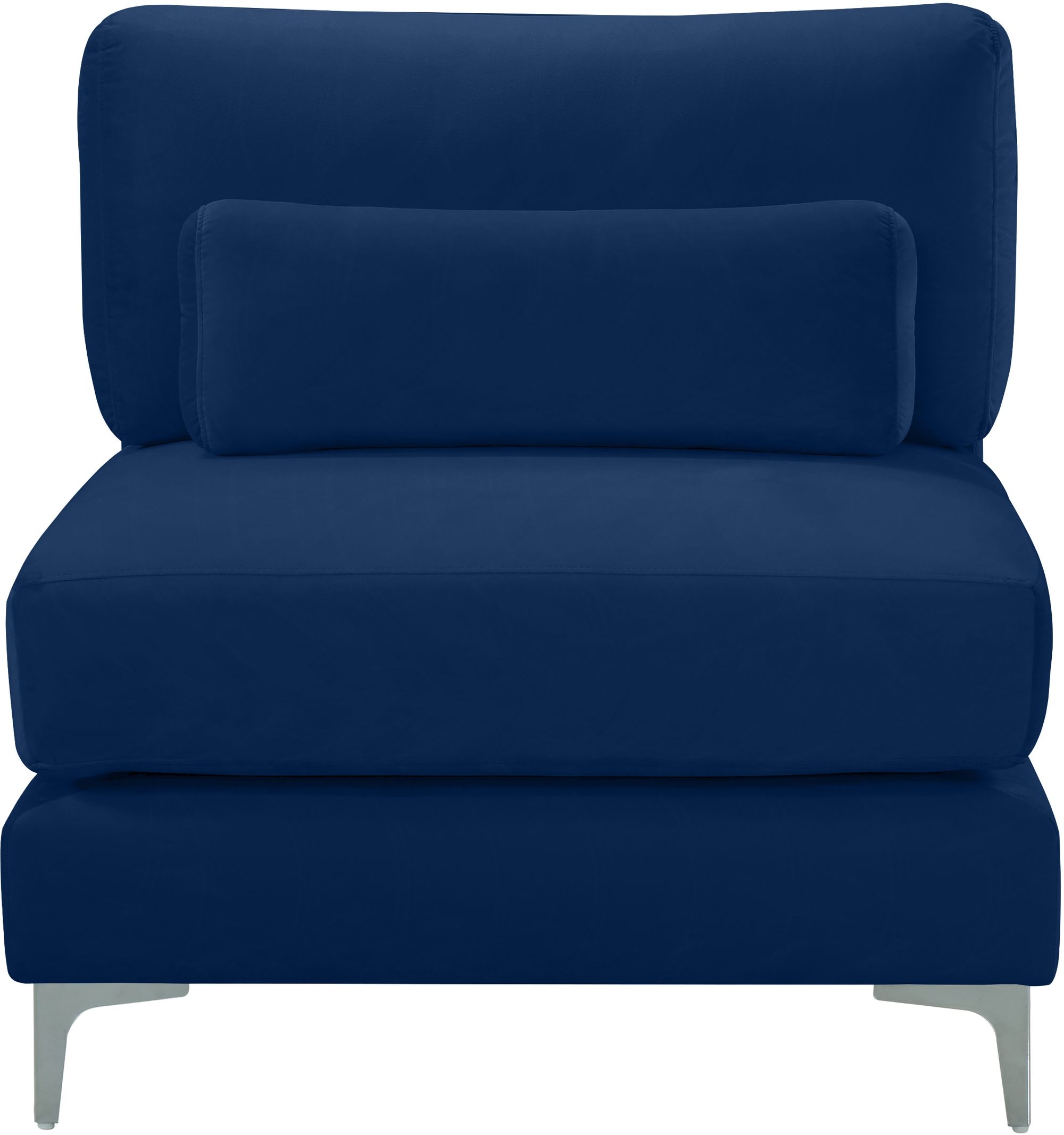 Julia Velvet Modular Armless Chair