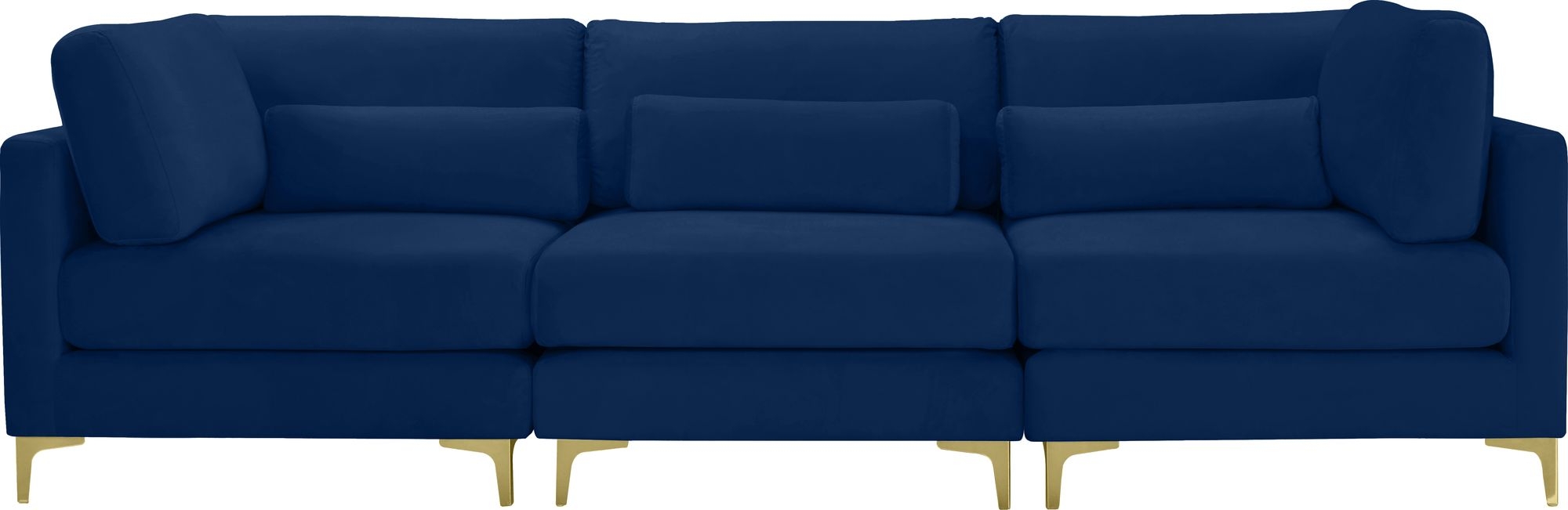 Julia 108" Velvet Modular Sofa