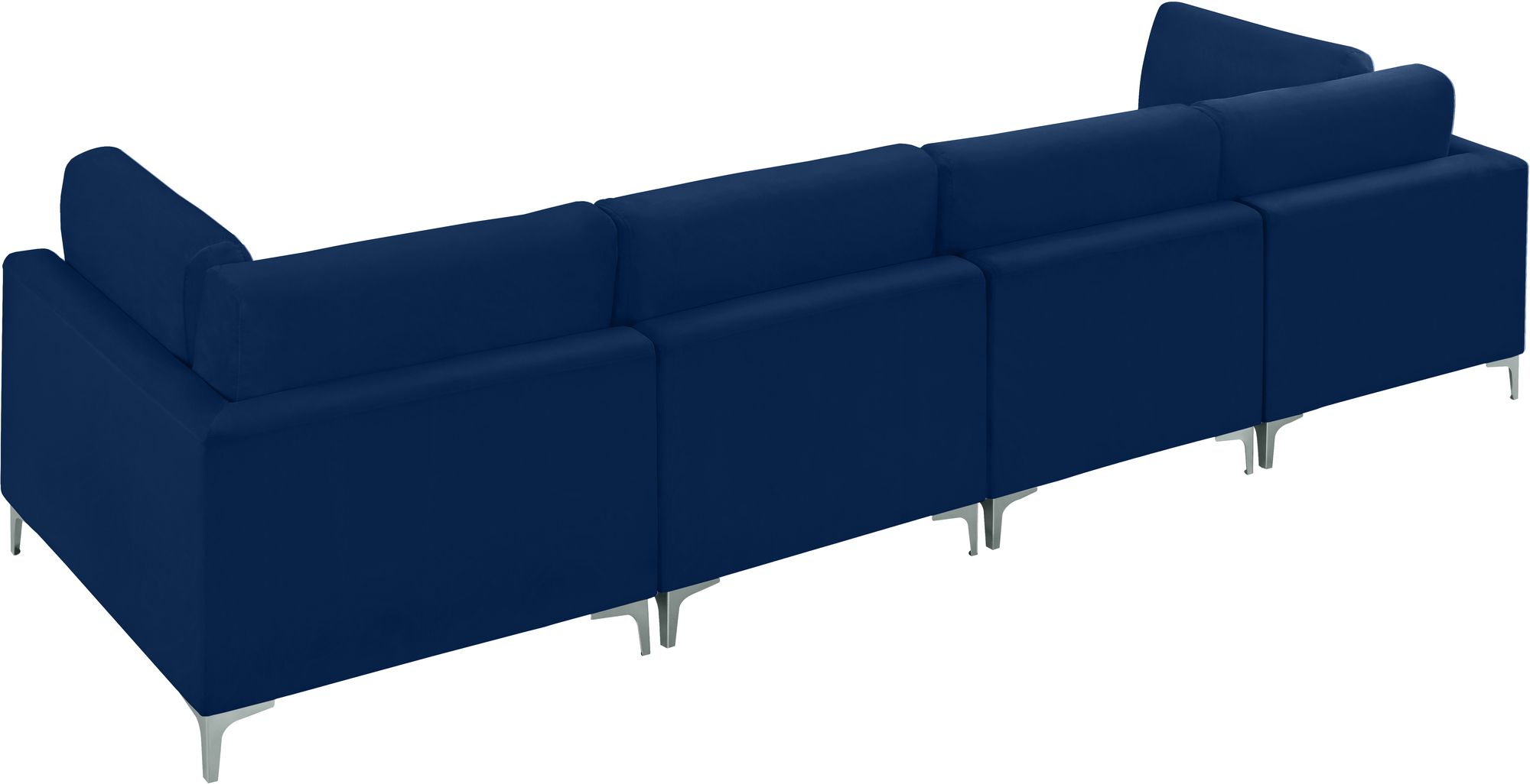 Julia 142" Velvet Modular Sofa