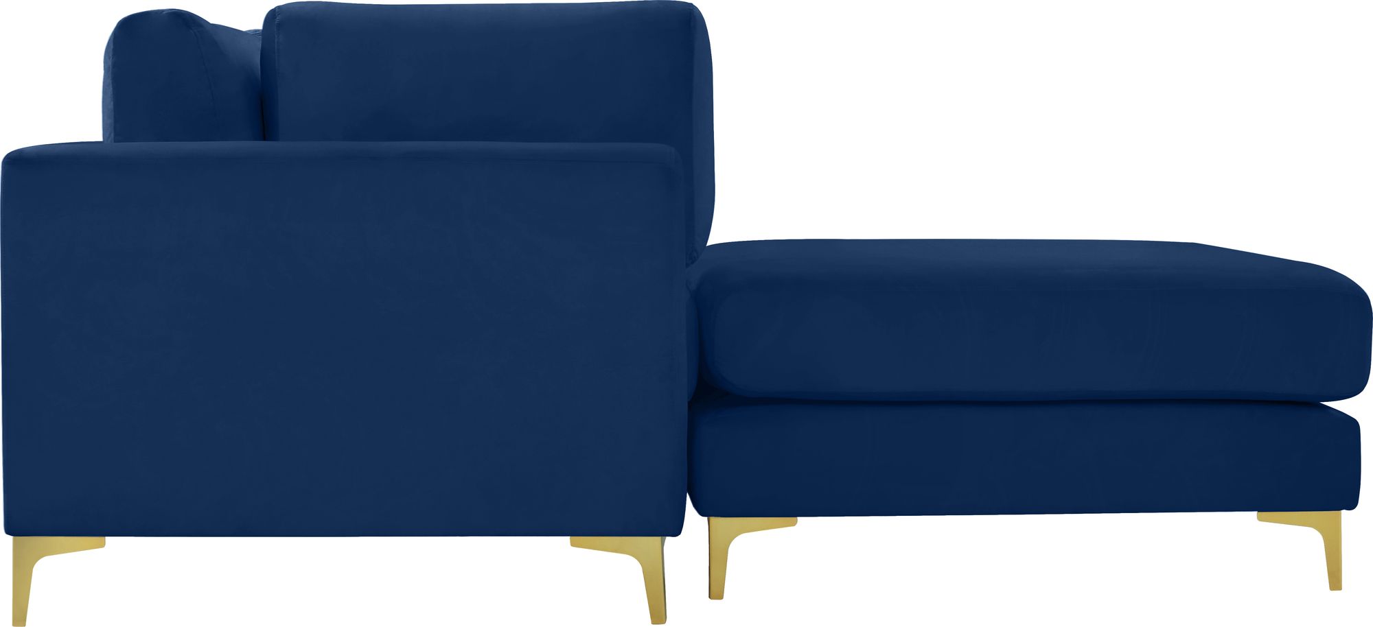 Julia 108.5" 4-Piece Velvet Modular Reversible Sectional