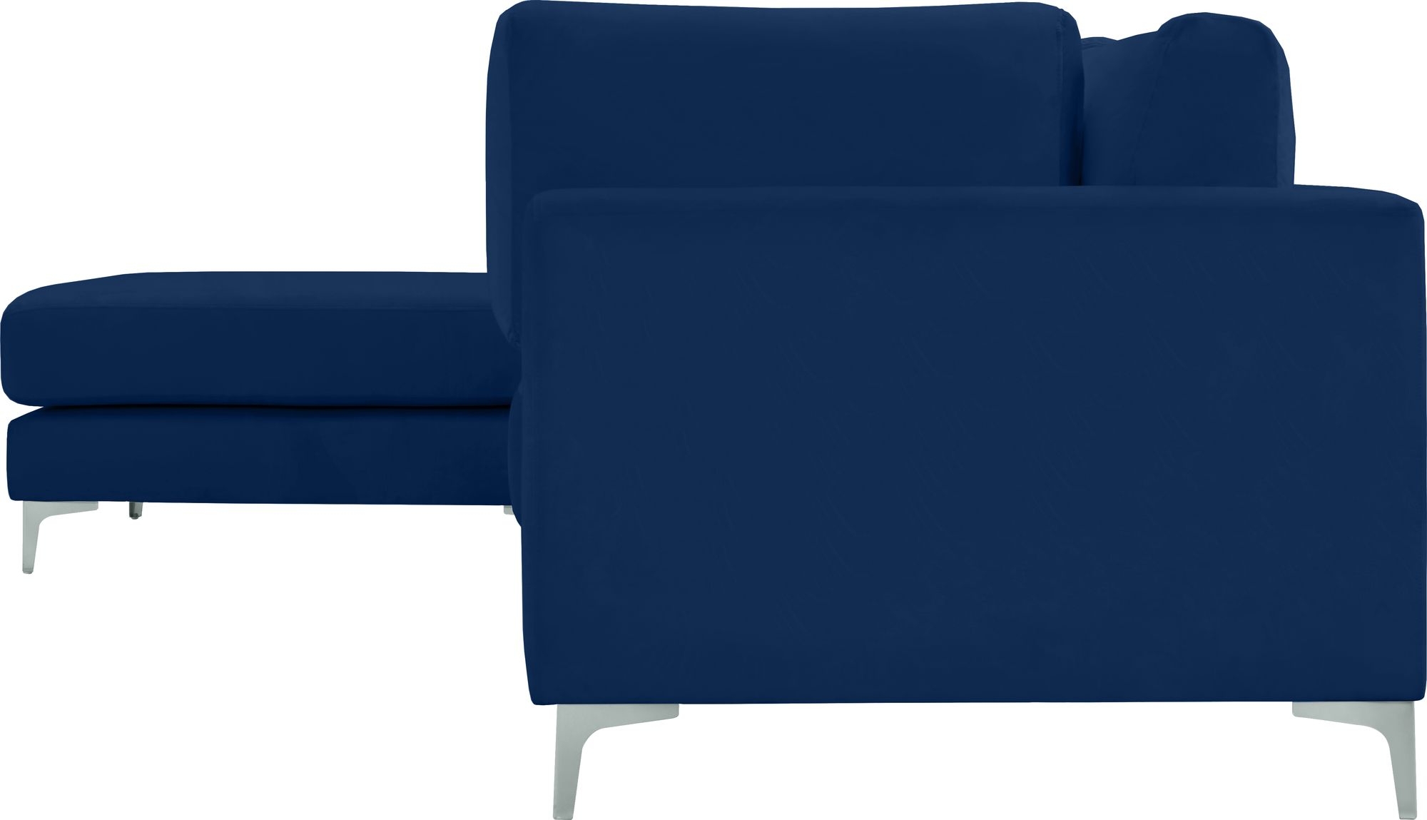 Julia 142" 5-Piece Velvet Modular Reversible Sectional