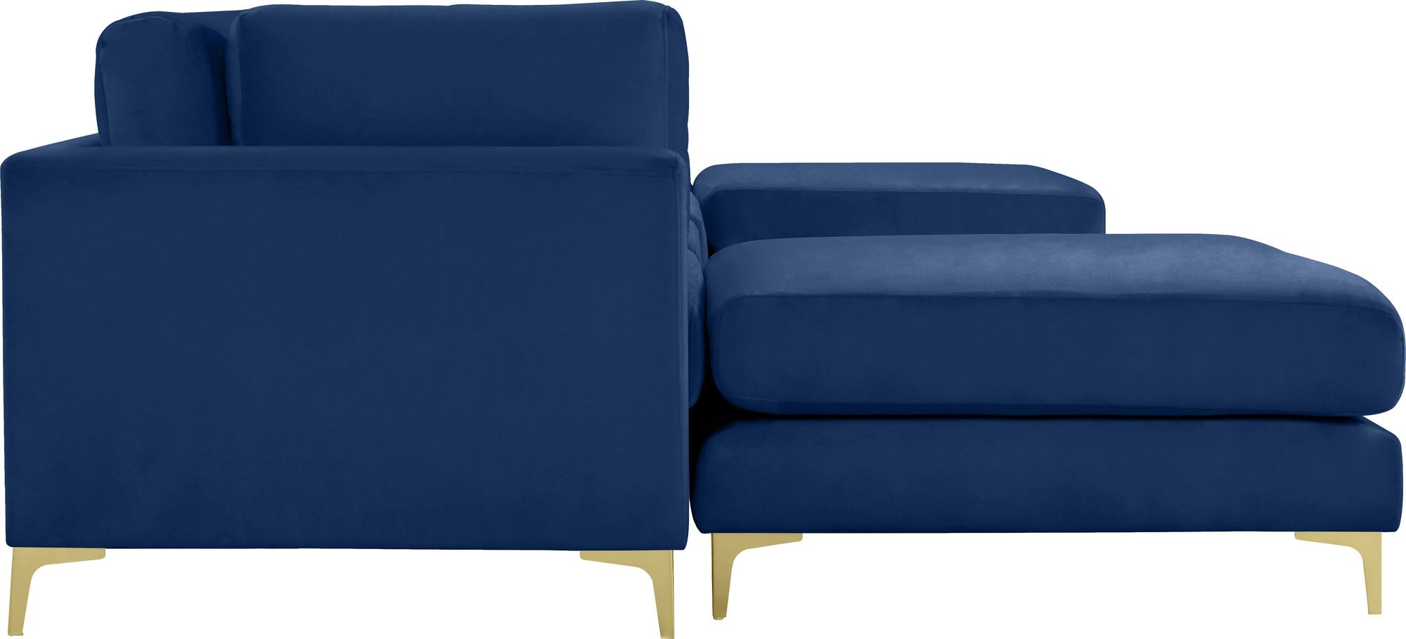 Julia 142" 6-Piece Velvet Modular Reversible Sectional
