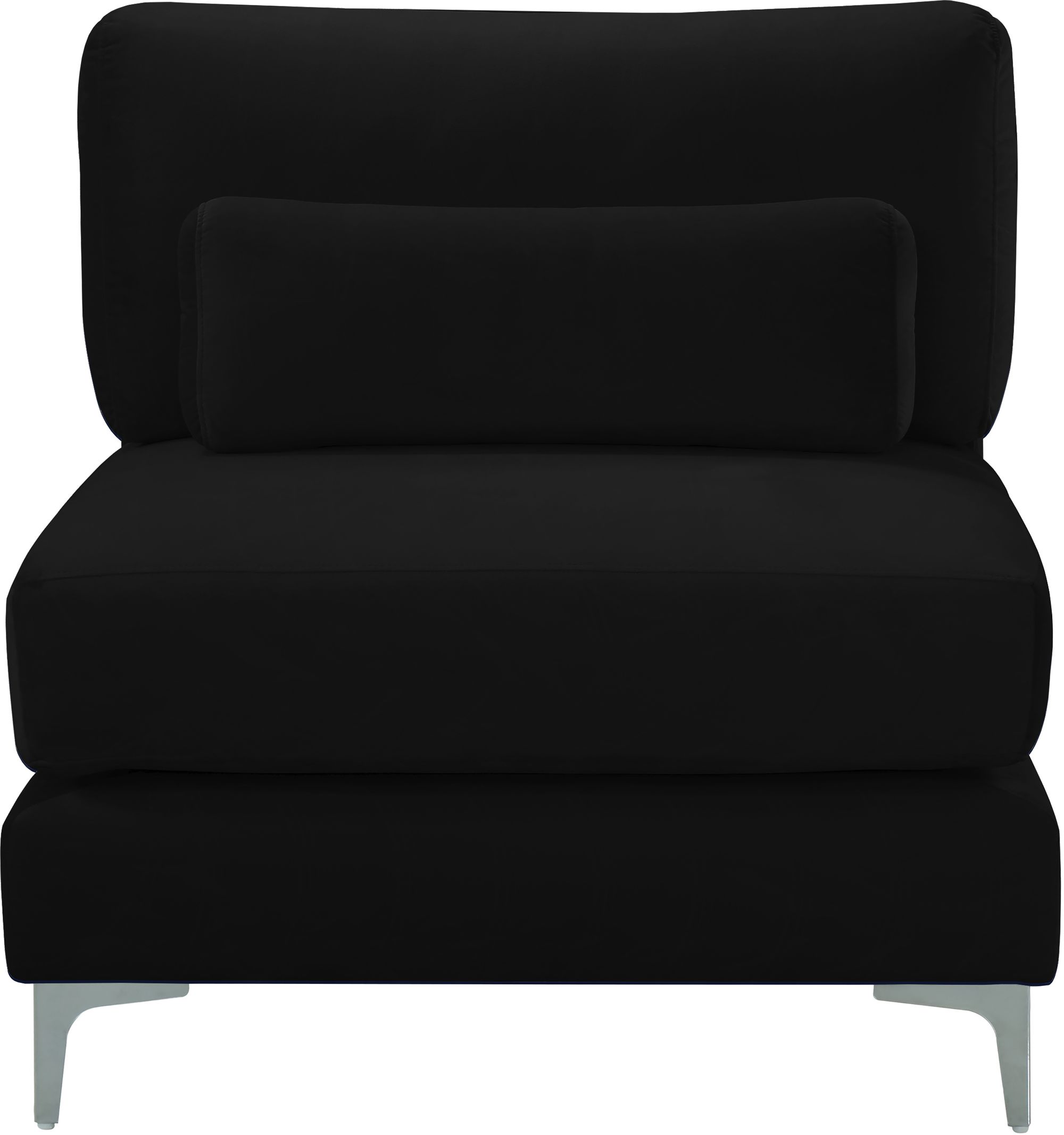 Julia Velvet Modular Armless Chair