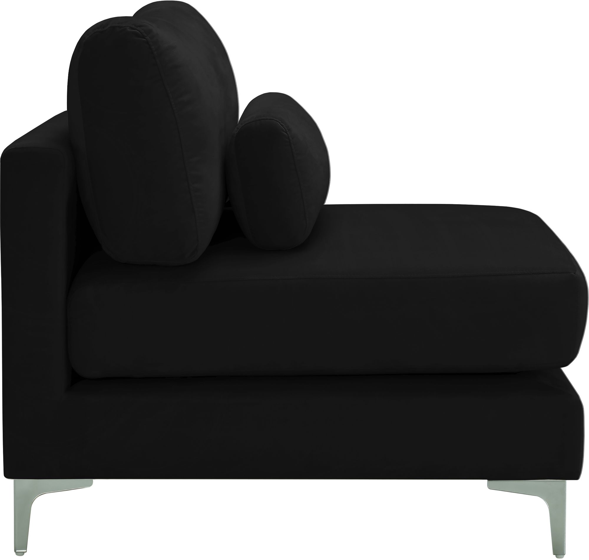 Julia Velvet Modular Armless Chair