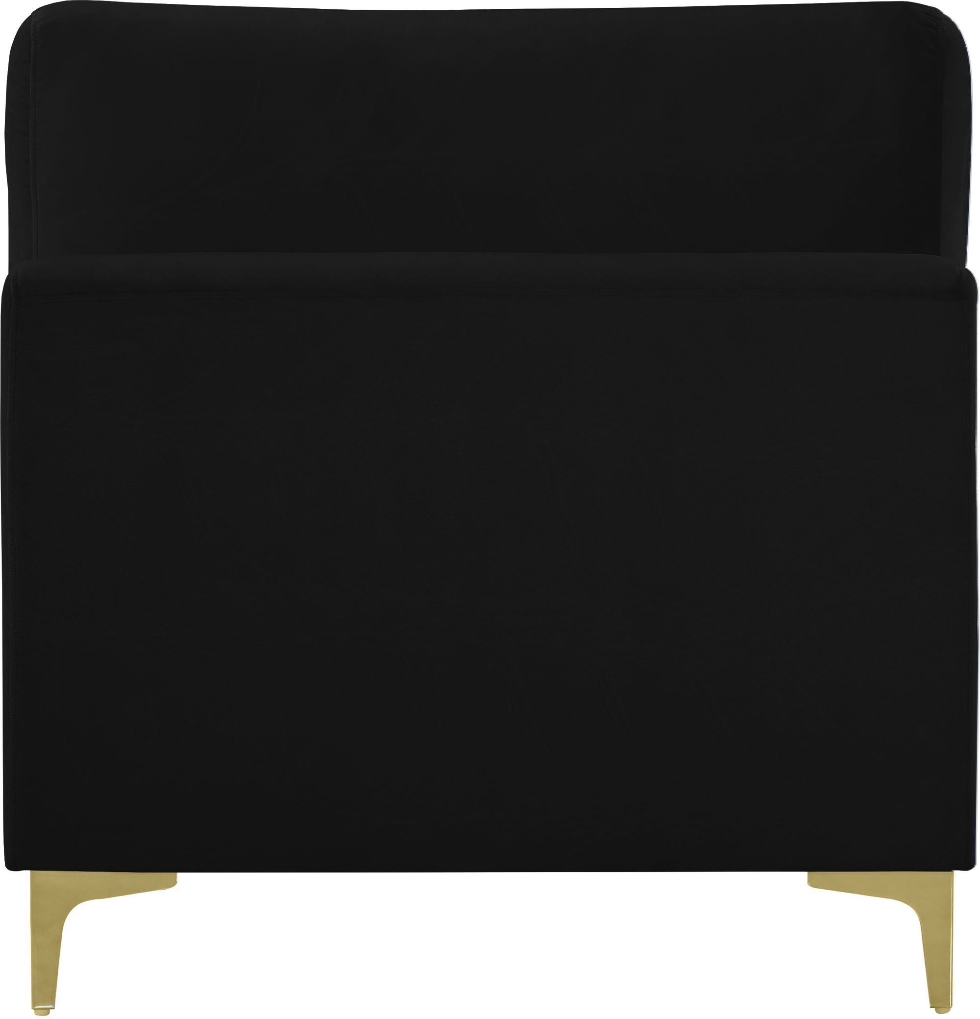Julia Velvet Modular Armless Chair