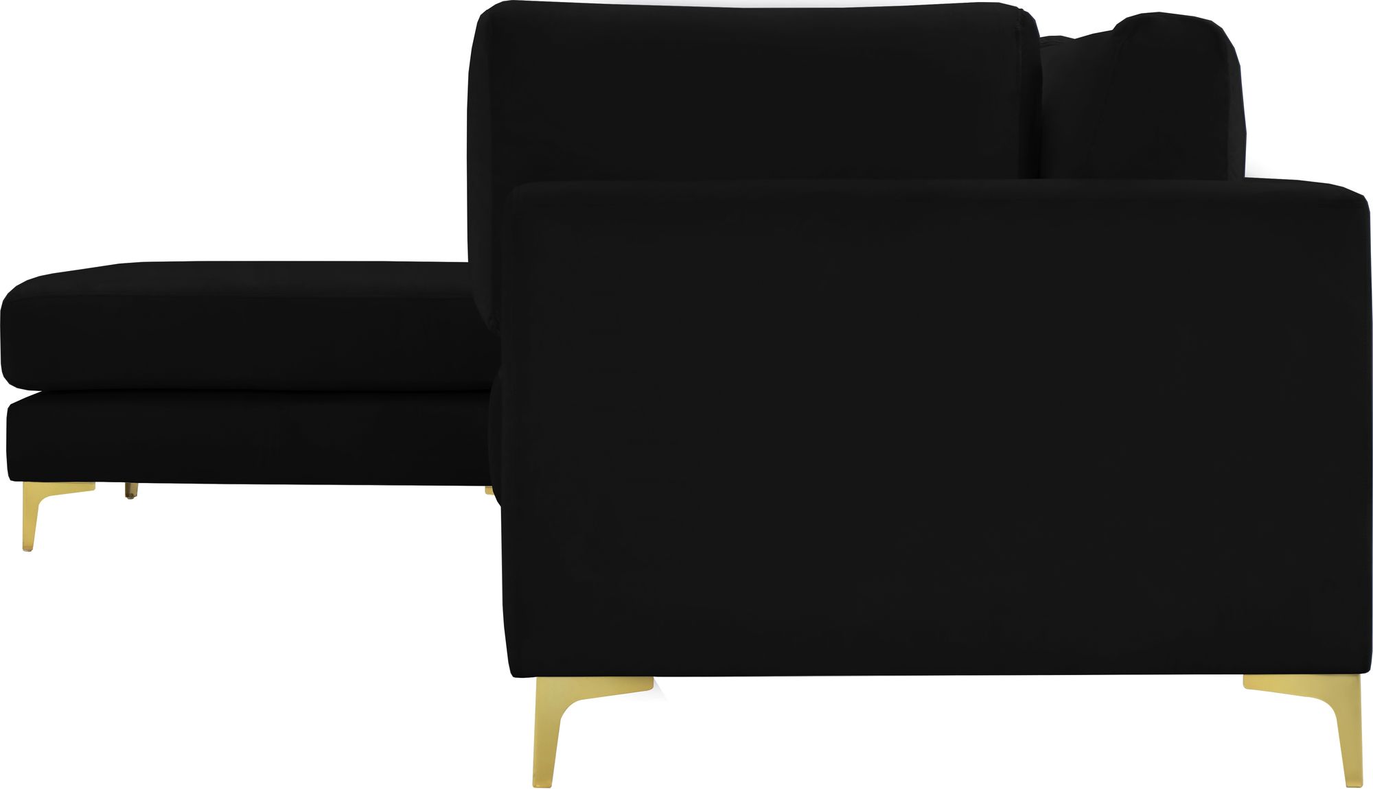 Julia 108.5" 4-Piece Velvet Modular Reversible Sectional