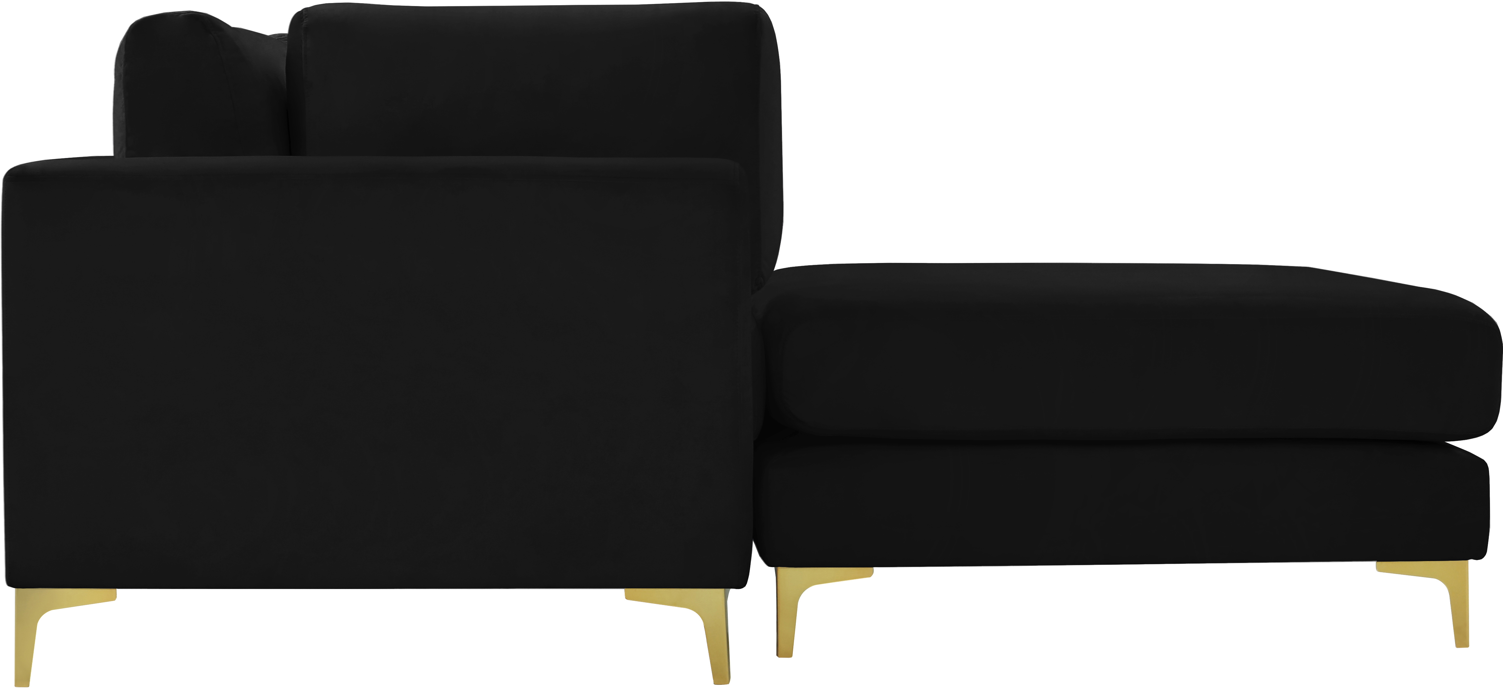 Julia 142" 5-Piece Velvet Modular Reversible Sectional