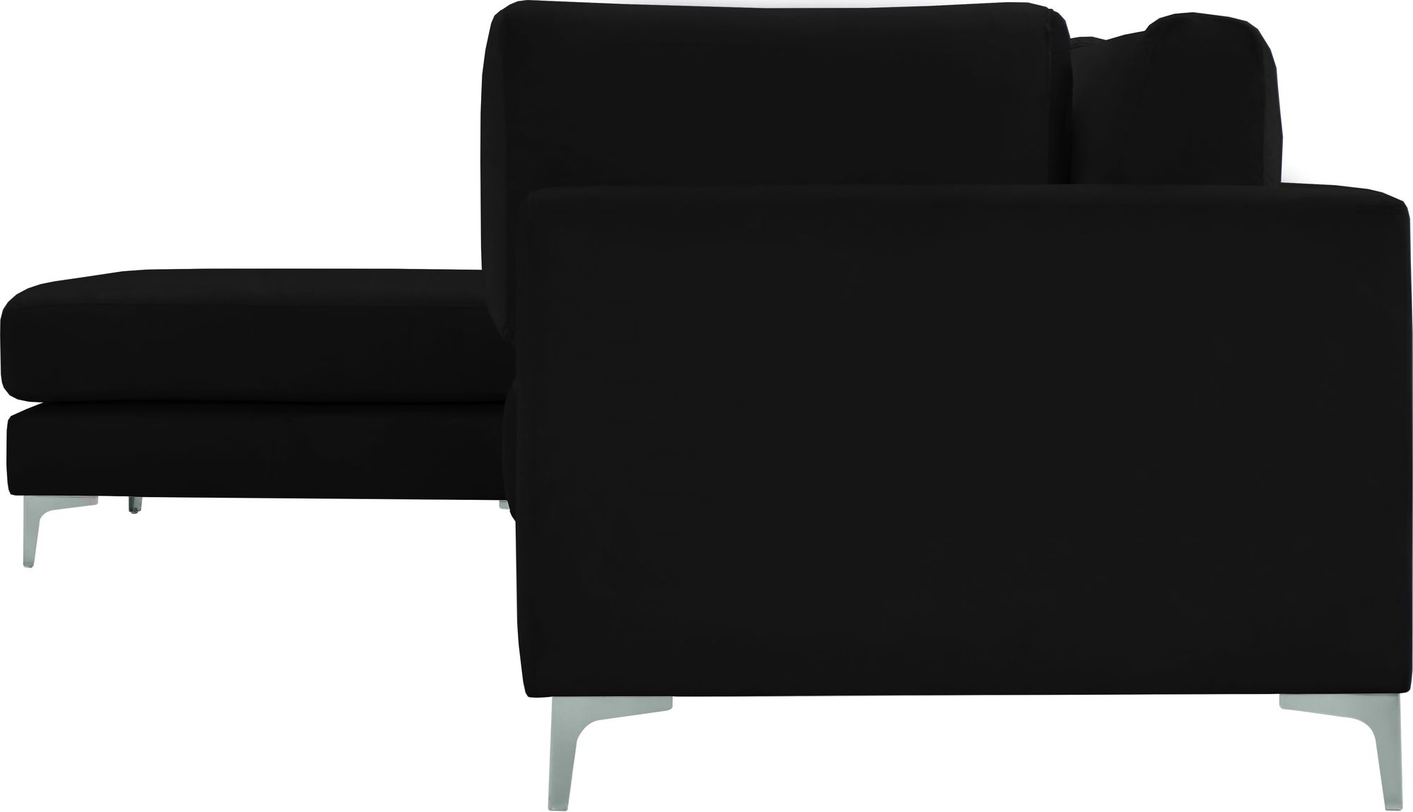 Julia 142" 5-Piece Velvet Modular Reversible Sectional