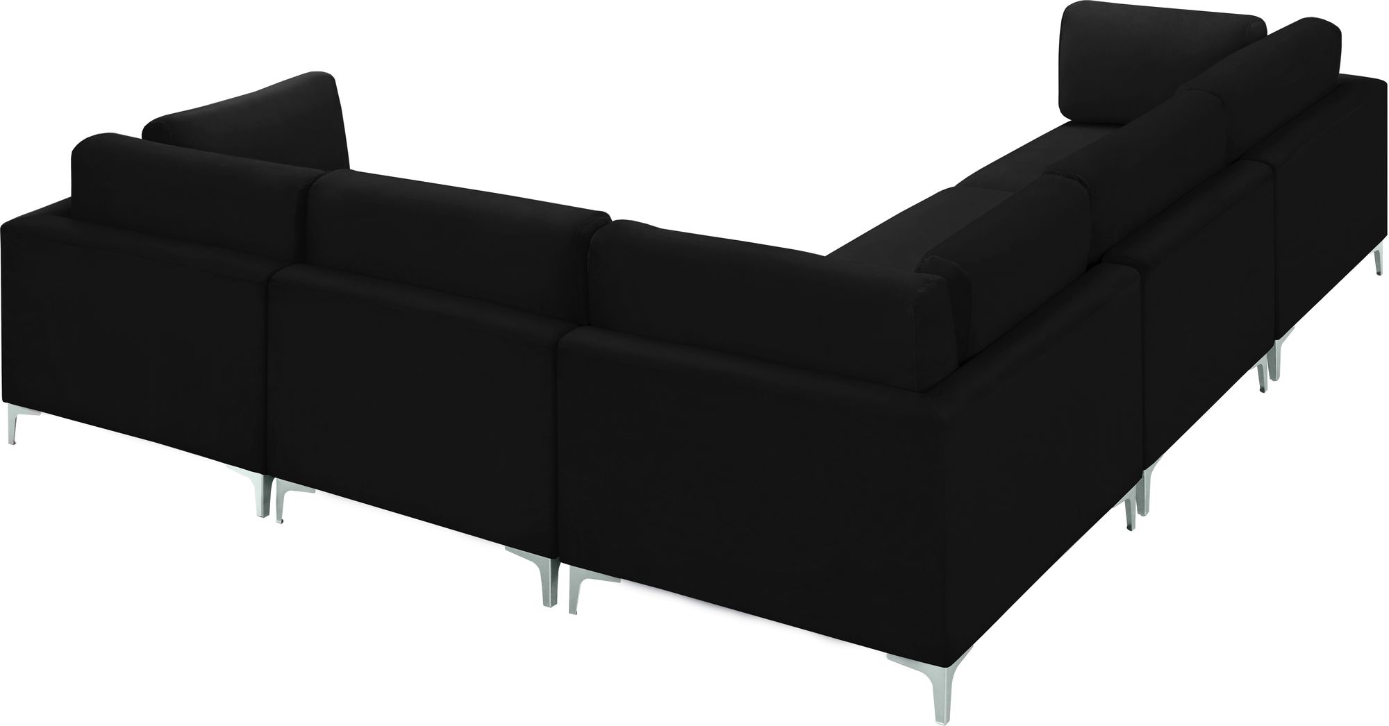 Julia 104.5" 5-Piece Velvet Modular Sectional