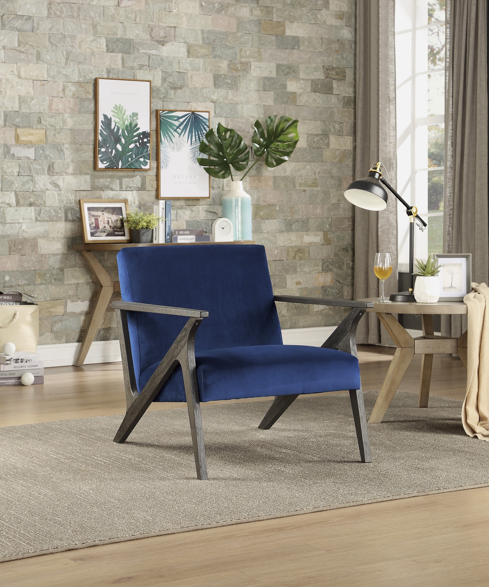 Coriana Velvet Accent Chair