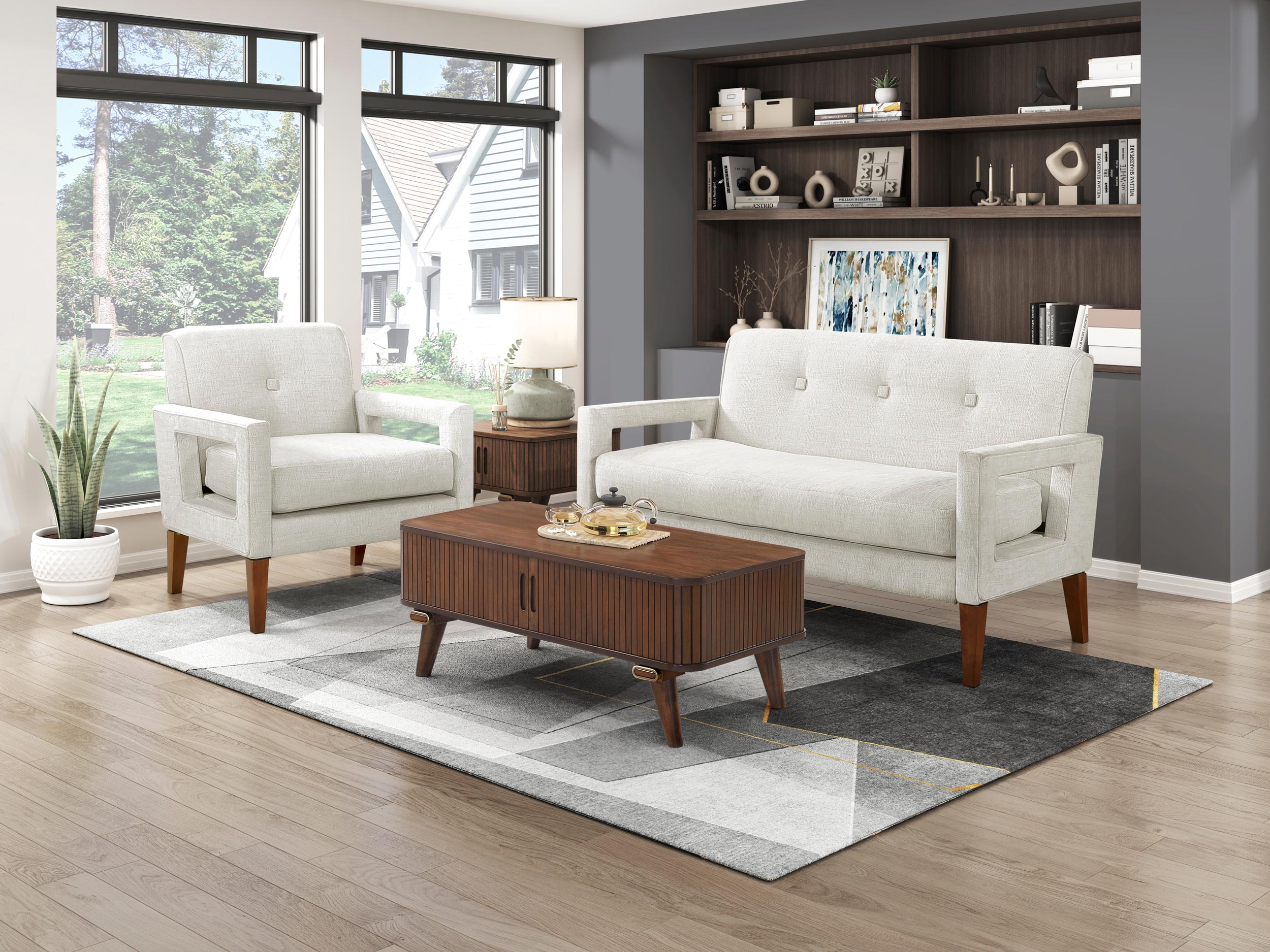 Belfort Chenille Loveseat