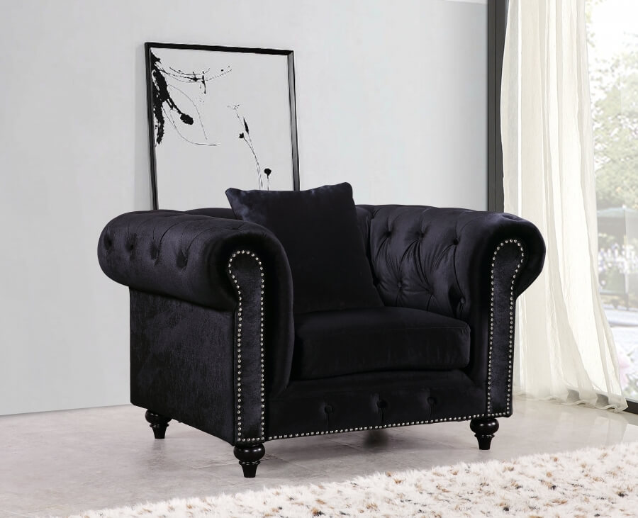 Chesterfield Velvet Chair