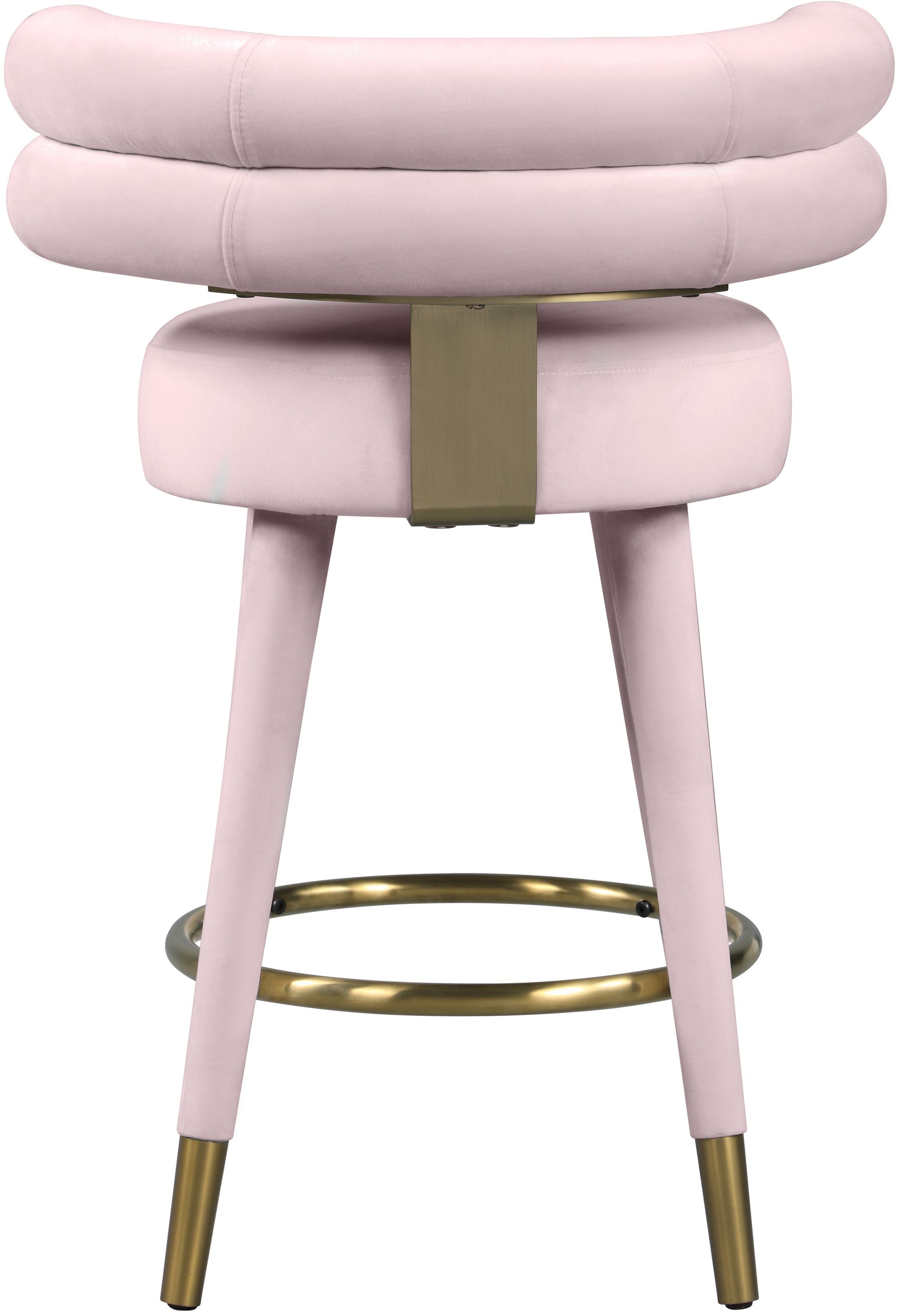 Fitzroy Velvet Upholstered Counter Stool