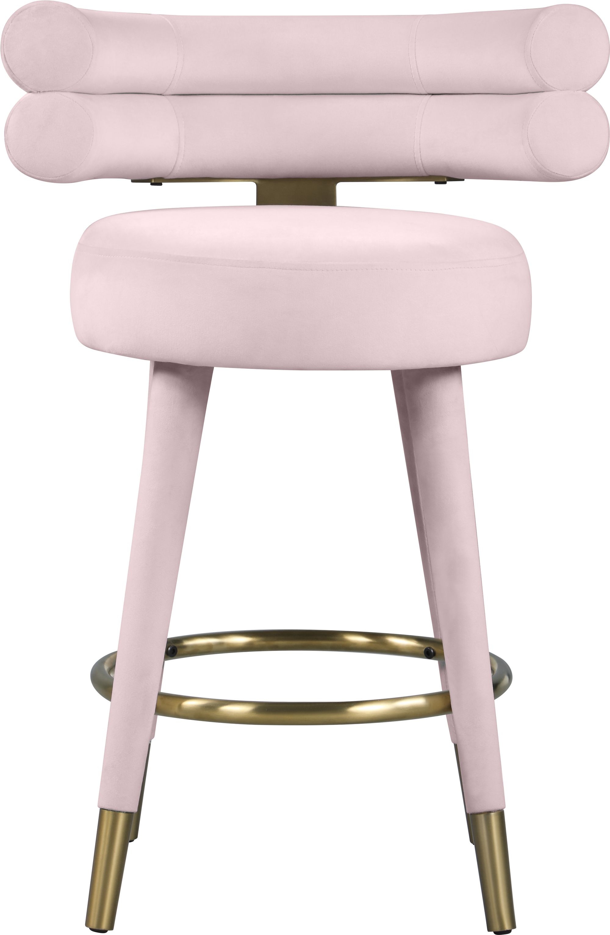 Fitzroy Velvet Upholstered Counter Stool
