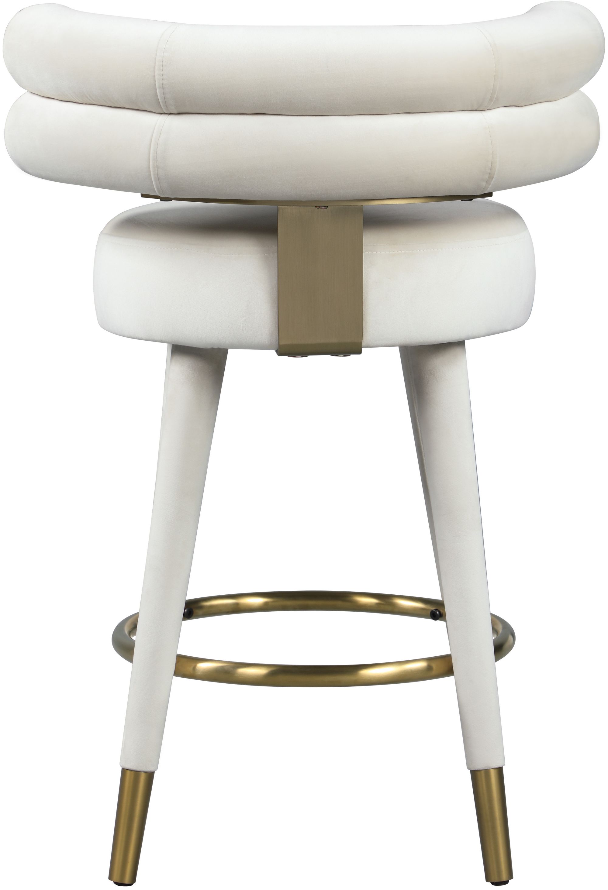 Fitzroy Velvet Upholstered Counter Stool