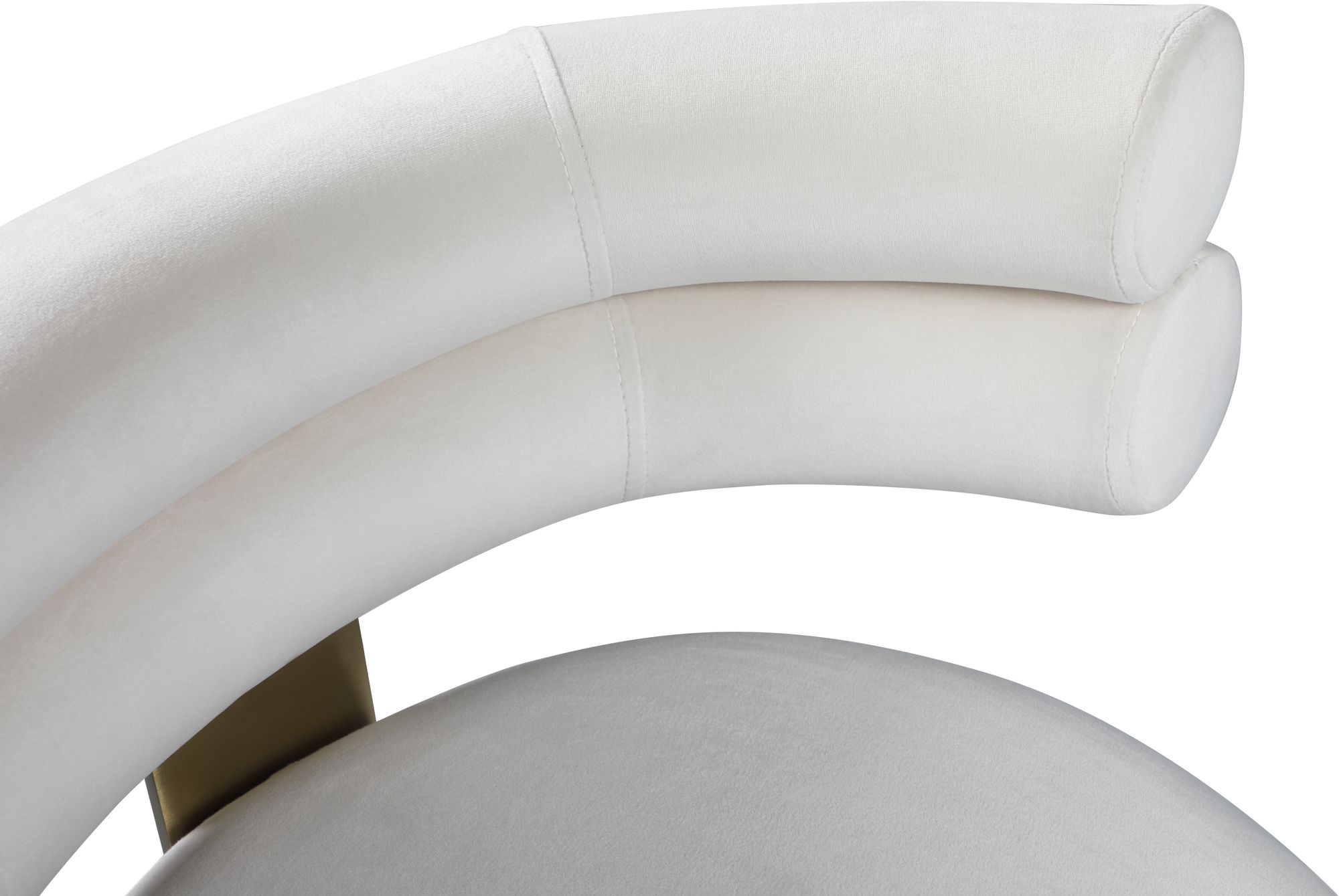 Fitzroy Velvet Upholstered Counter Stool