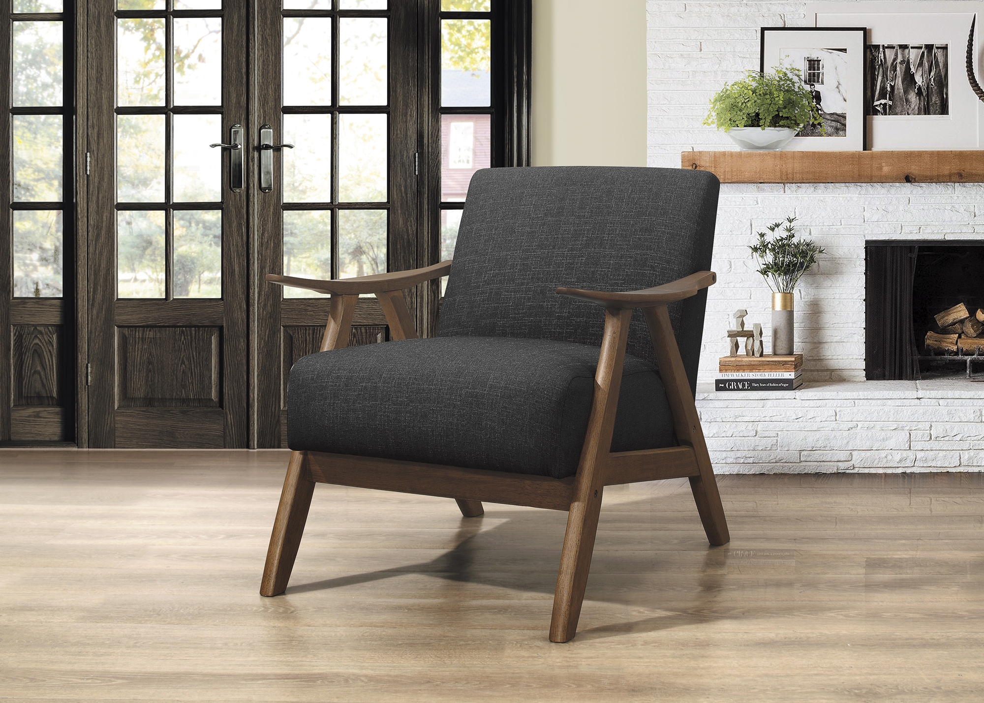Damala Fabric Accent Chair