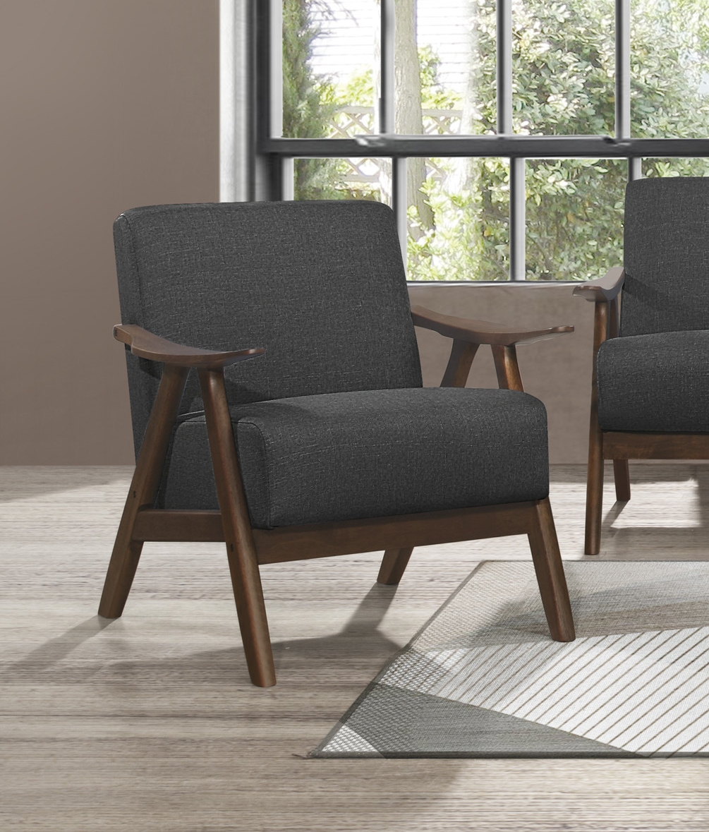 Damala Polyester Fabric Accent Chair