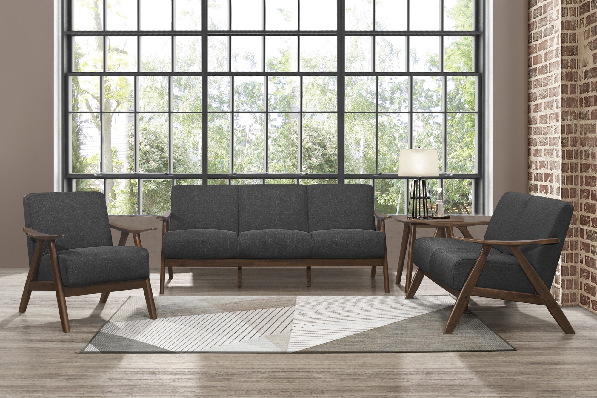 Damala Fabric Living Room Set