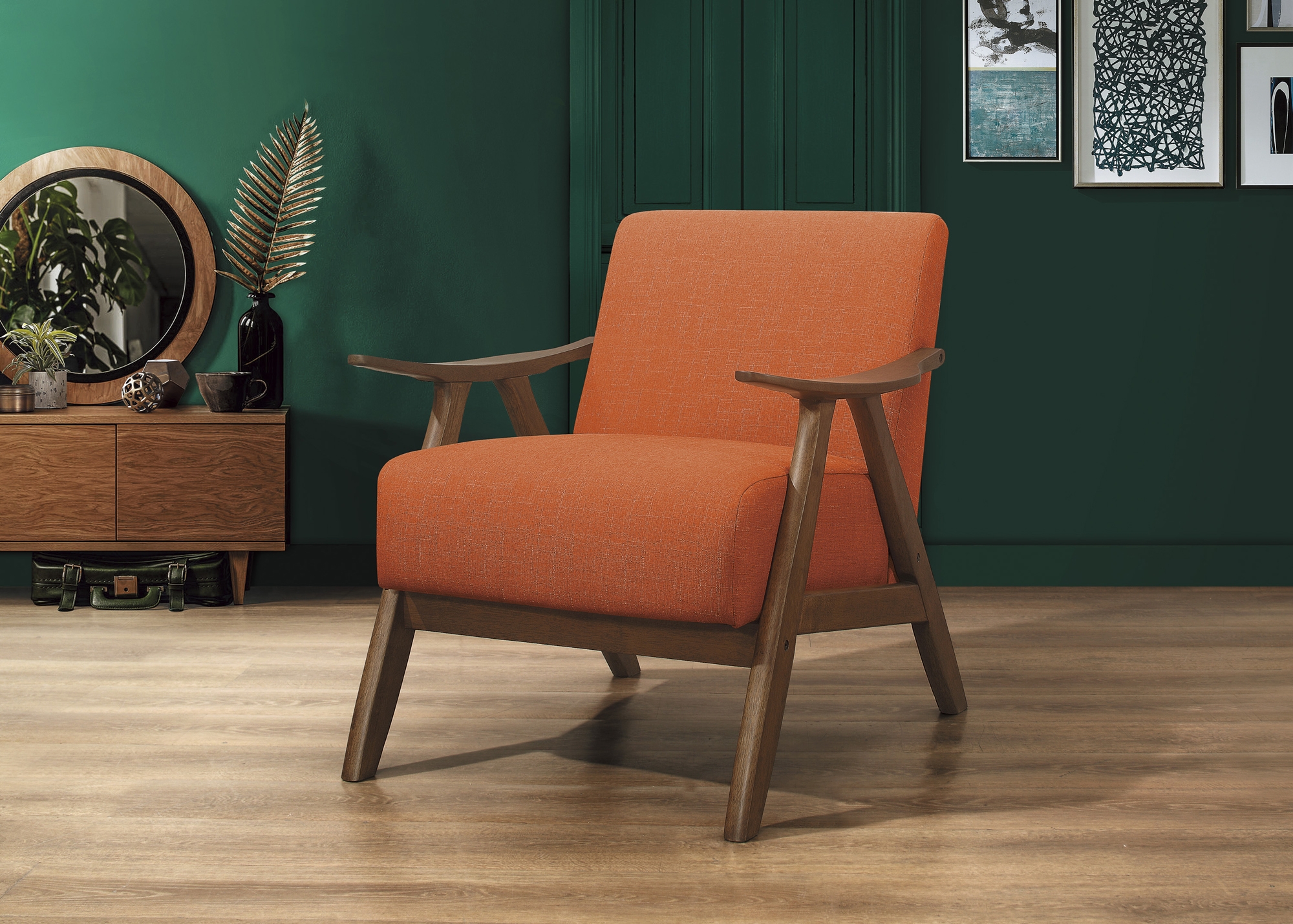 Damala Fabric Accent Chair