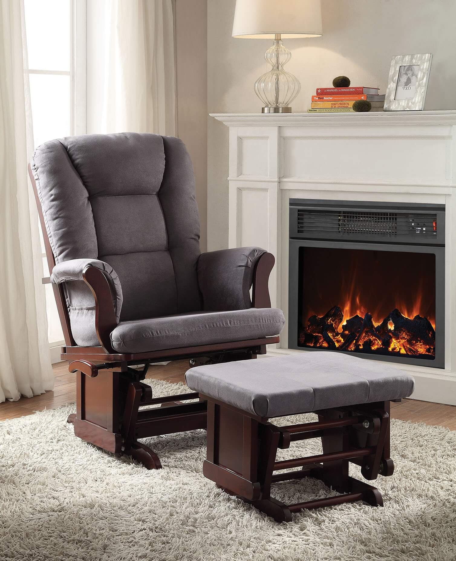 Aeron Chair w/Ottoman by ACME