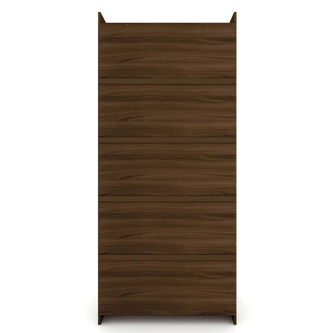 Mulberry Open 3 Sectional Modem Wardrobe Closet w/6 Drawers