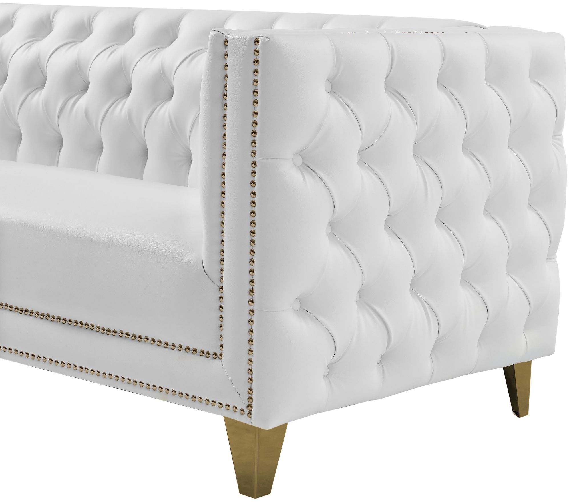 Michelle Faux Leather Loveseat